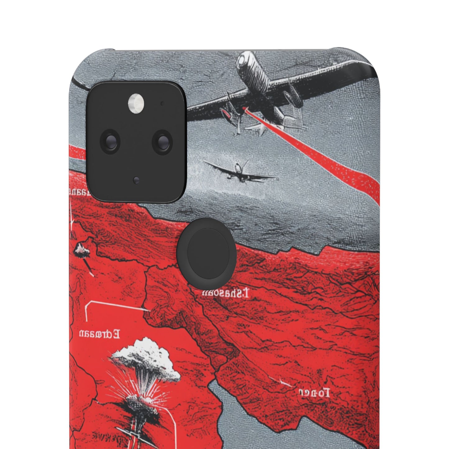 Bold Graphic Snap Case with Dramatic Design, Unique Phone Cover, Artistic Protection for iPhone, Trendy Gadget Gift, Edgy Tech Accessory