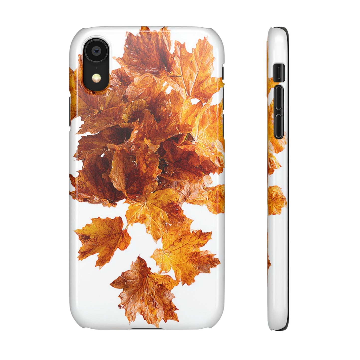 Autumn Leaf Phone Case | Fall Snap Cases, Phone Accessories, Nature Lover Gift, Seasonal Decor, Cozy Fall Vibes