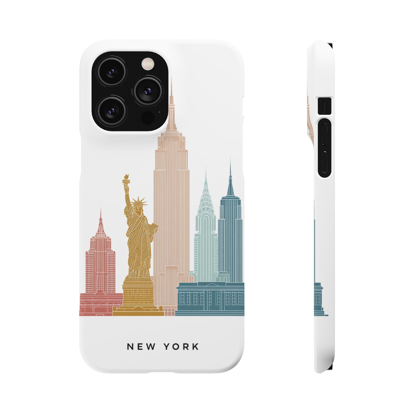 Stylish New York Snap Case, Urban Phone Cover, Cityscape Phone Case, Gift for Travelers, Trendy Protective Case