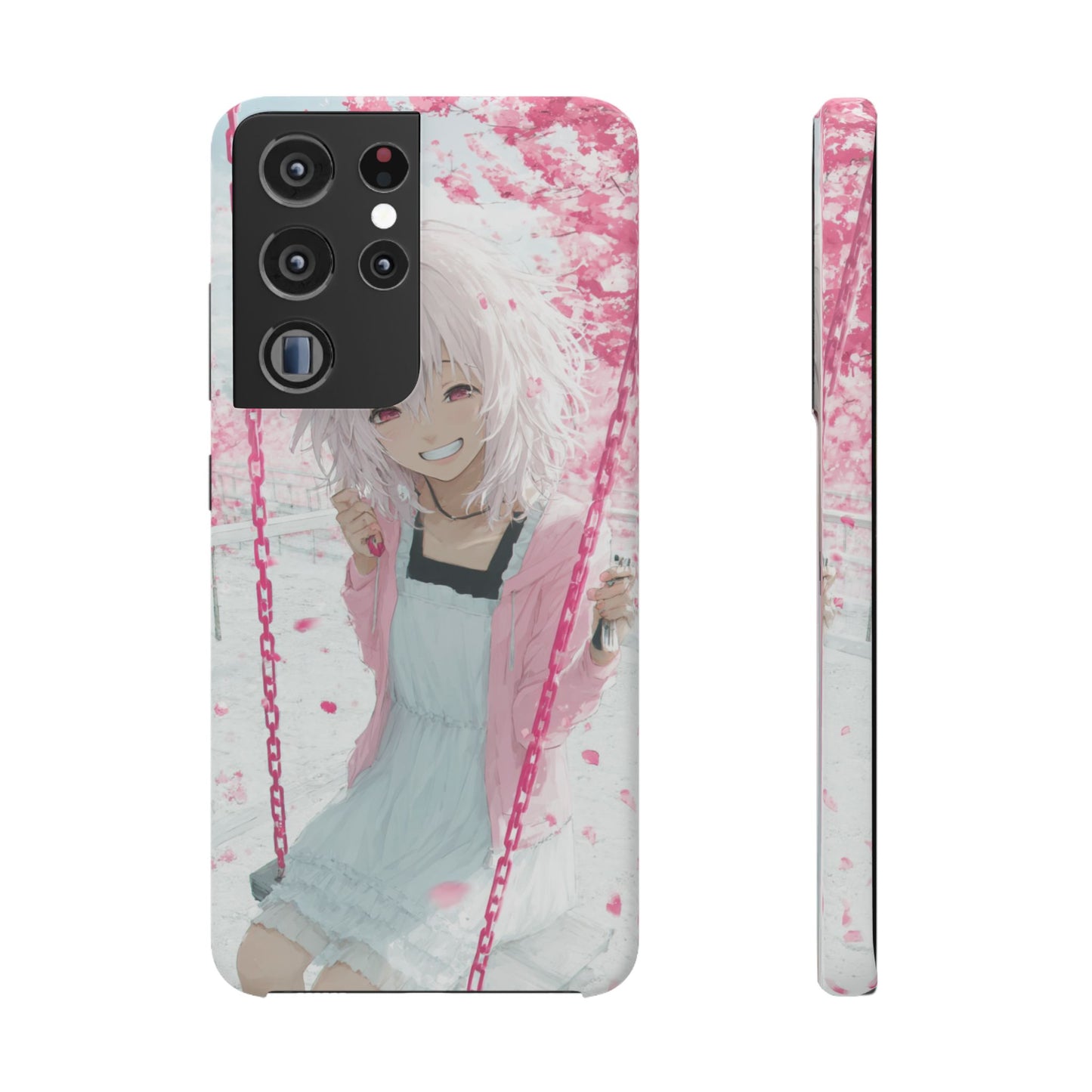 Anime Character Snap Cases for Phone, Cute Aesthetic Phone Cover, Gifts for Otaku, Floral Design, Unique Phone Cases