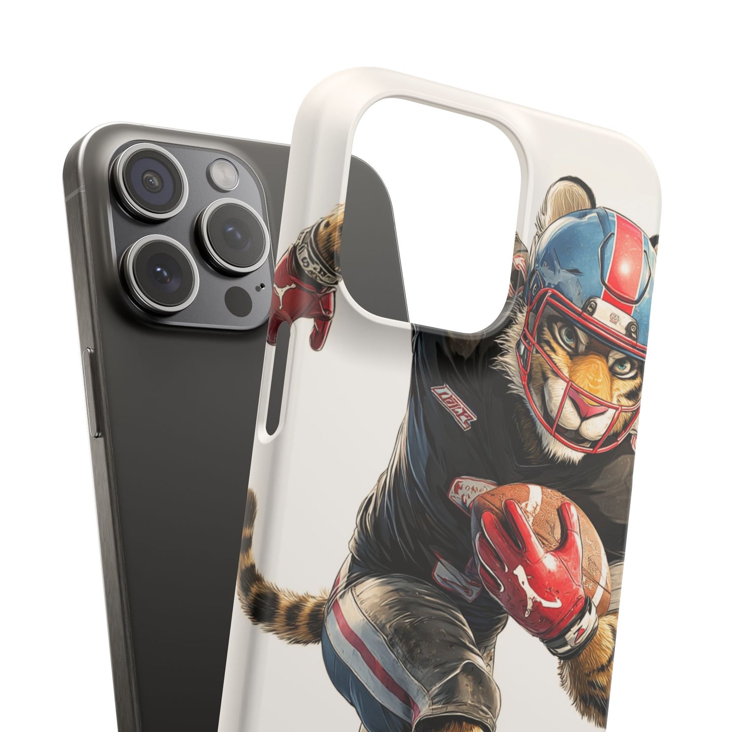 Sporty Animal Snap Cases for Phone, Unique Art, Gift for Sports Lovers, Fun Design for Gamers, iPhone Accessories