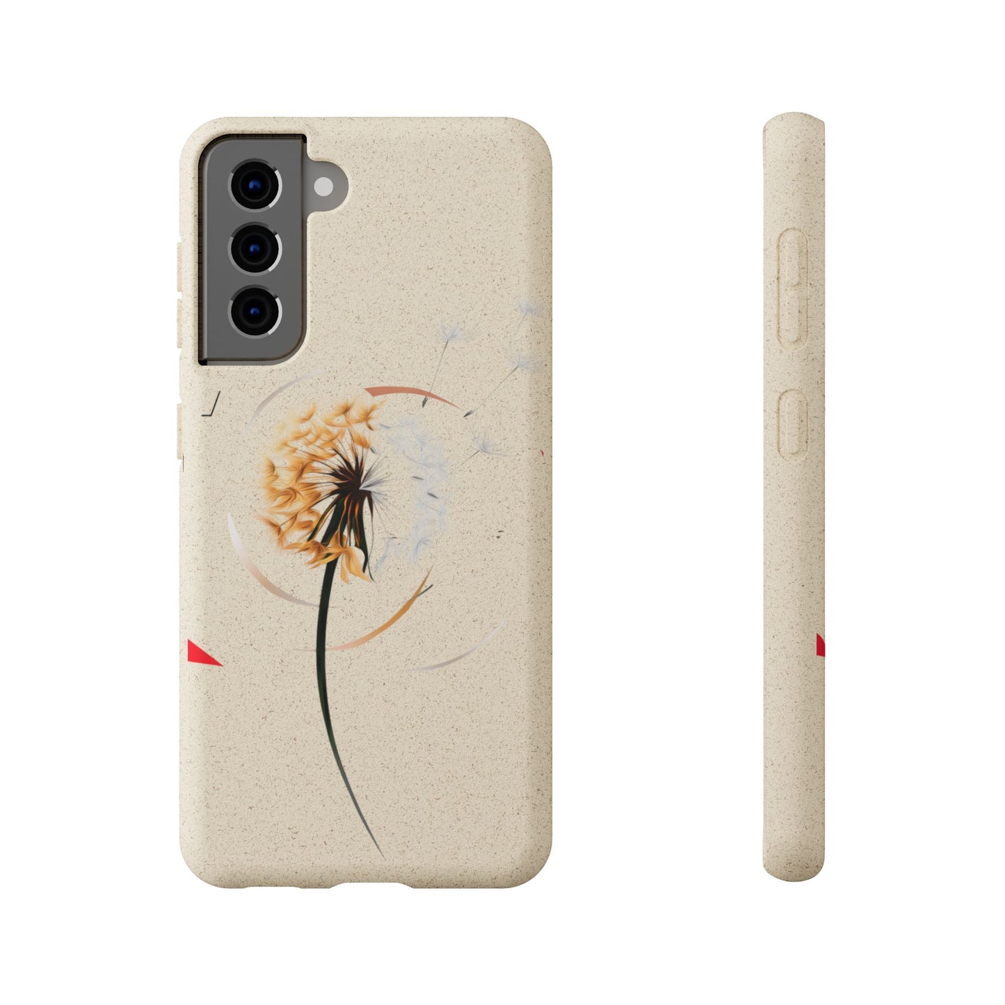 Plastic Free Eco-Friendly Phone Cases with Floral Design Sustainable Gift for Iphone and Samsungs