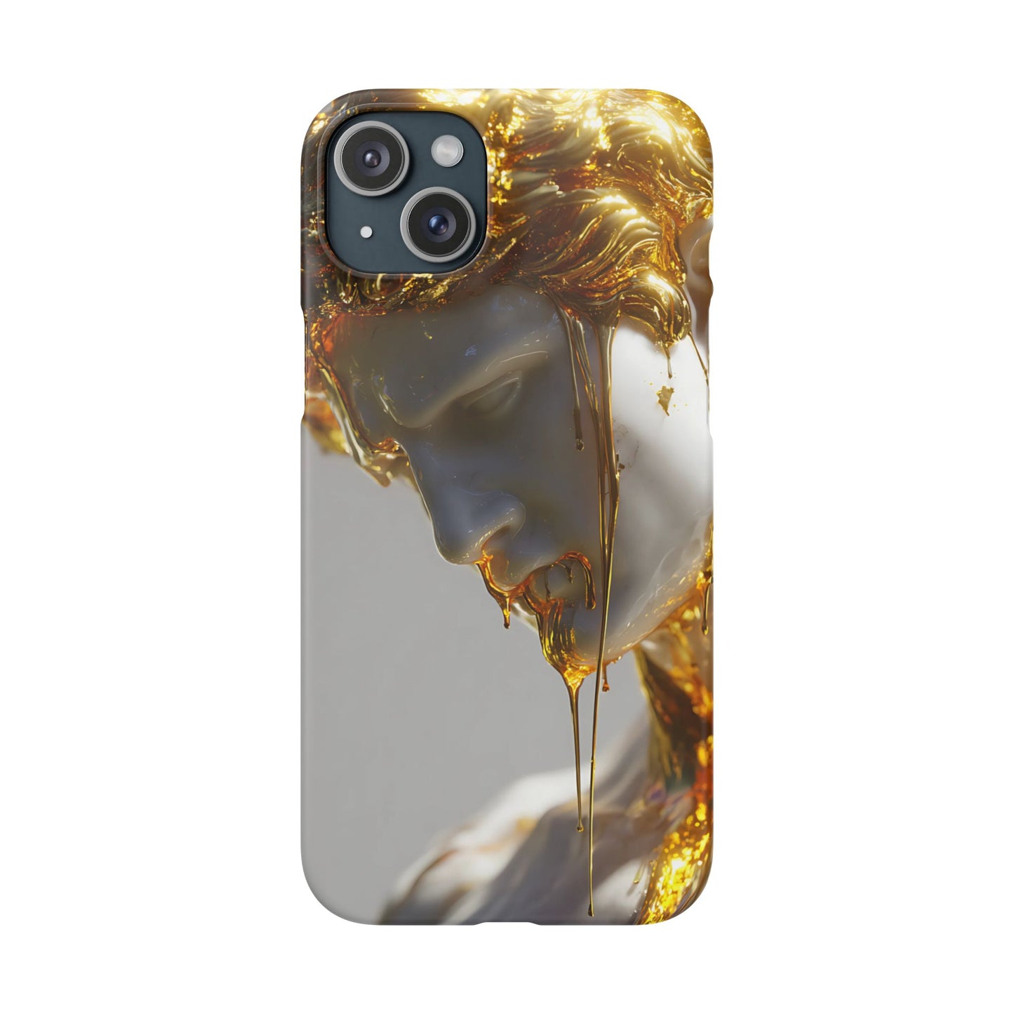 Gold Goddess Art Snap Case, Artistic Phone Cover, Unique Phone Accessory, Gift for Art Lovers, Stylish Protection
