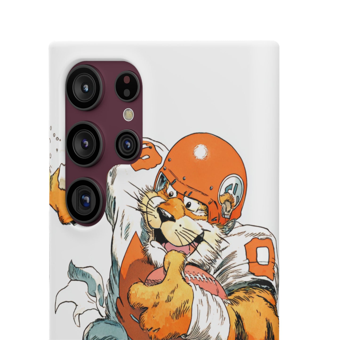 Cincinnati Bengals Snap Cases, Football Fans Phone Case, Tiger Cartoon Art Design, Football Lover Gift, Protective Phone Cover