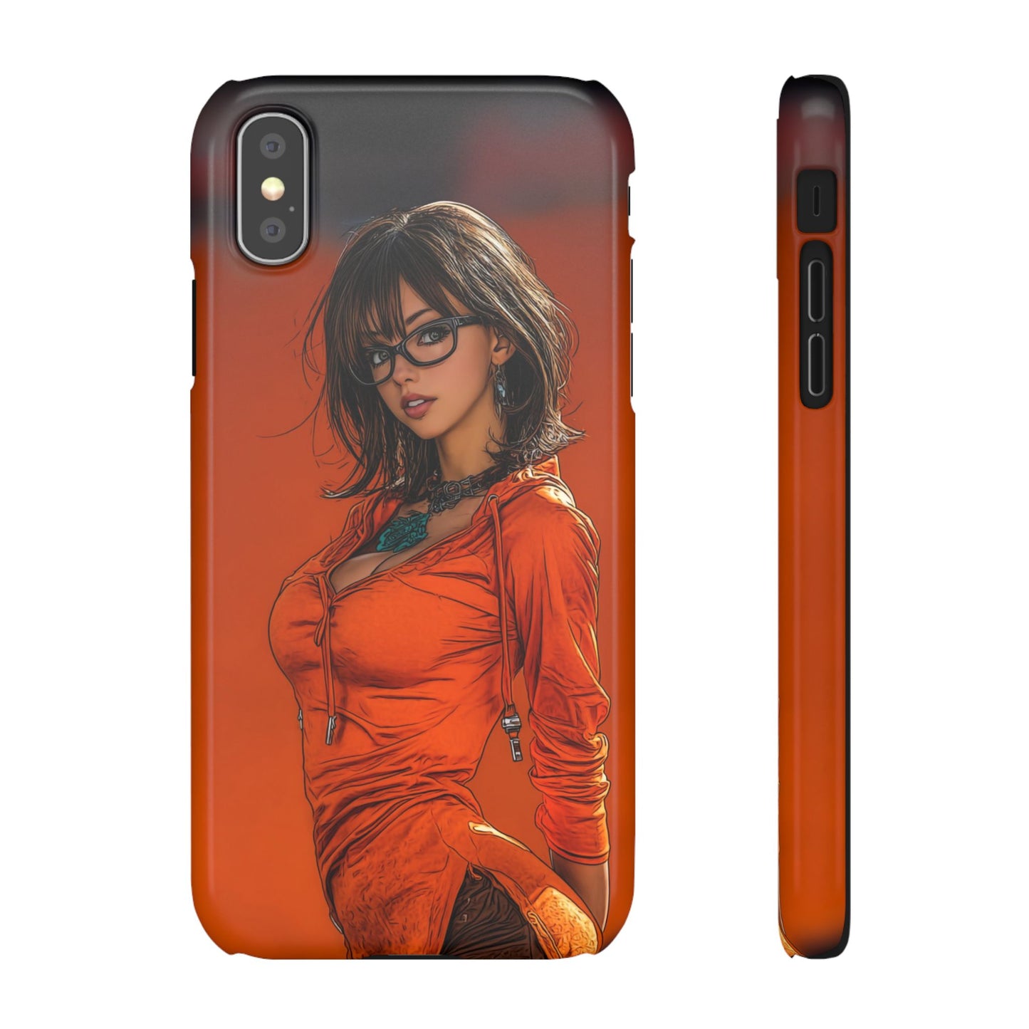 Velma Dinkley Cleveland Browns Fan Snap Cases, Phone Cover, Cartoon Style Art, Custom Case, Protective Shell