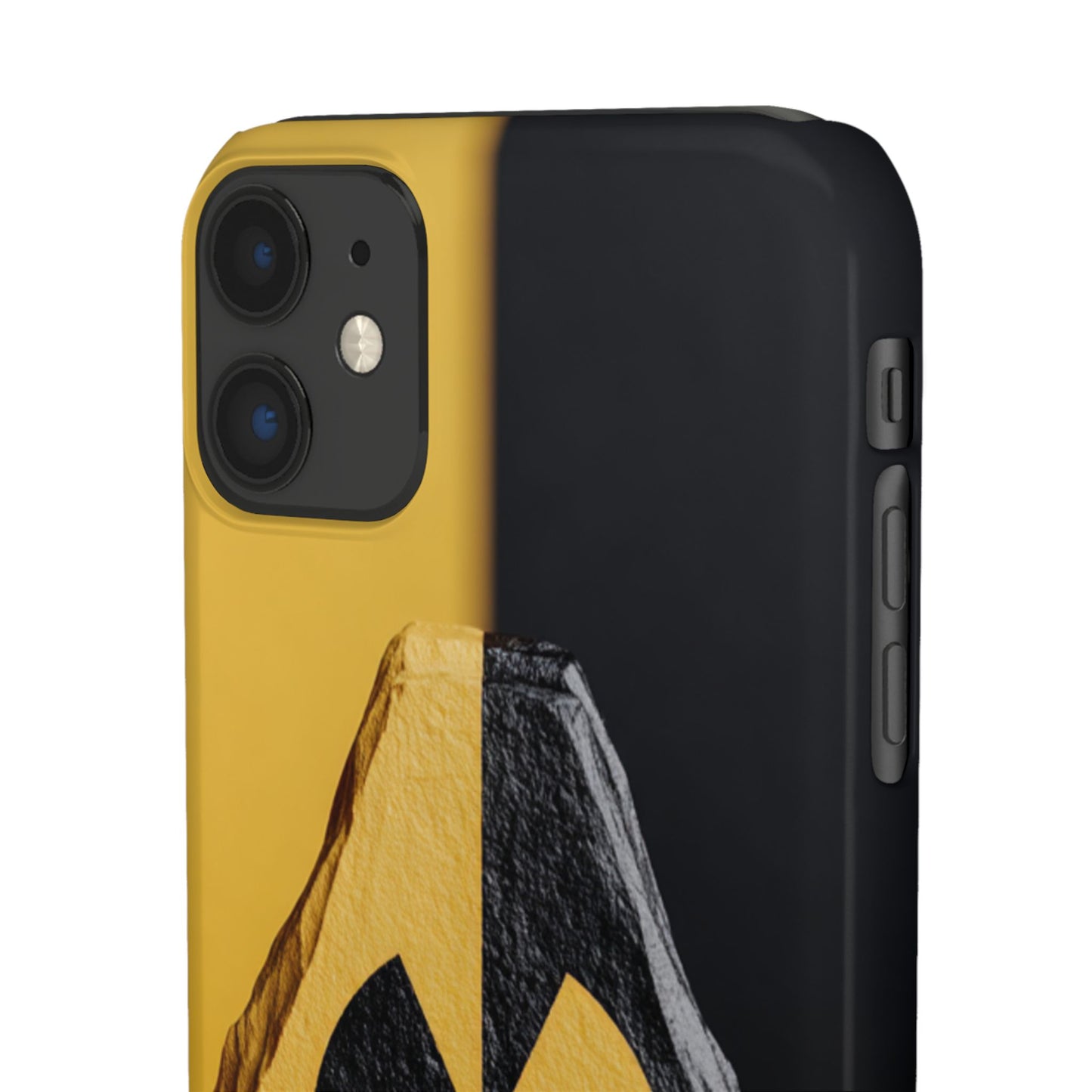 Bold Graphic Snap Case, Radiation Symbol Phone Cover, Trendy Phone Accessory, Unique Gift for Tech Lovers, Stylish Mobile Case