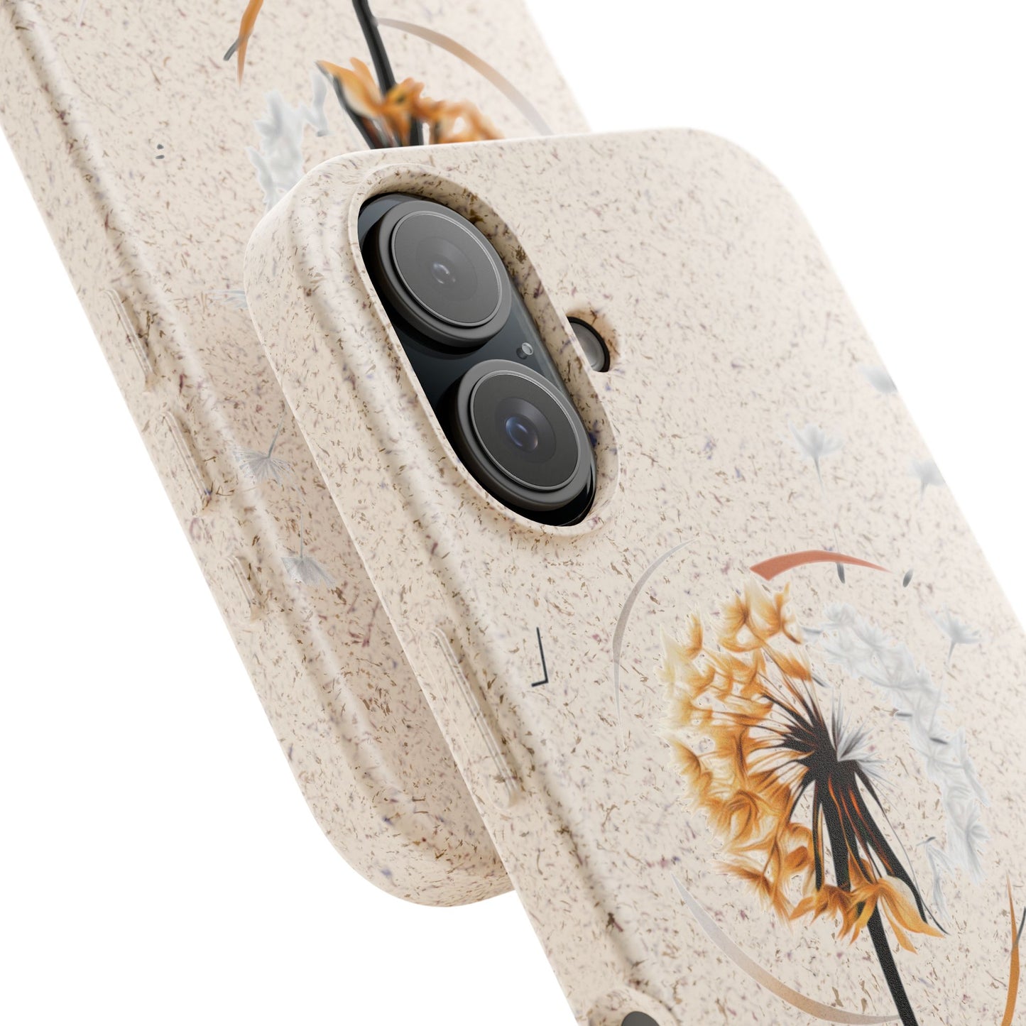 Plastic Free Eco-Friendly Phone Cases with Floral Design Sustainable Gift for Iphone and Samsungs