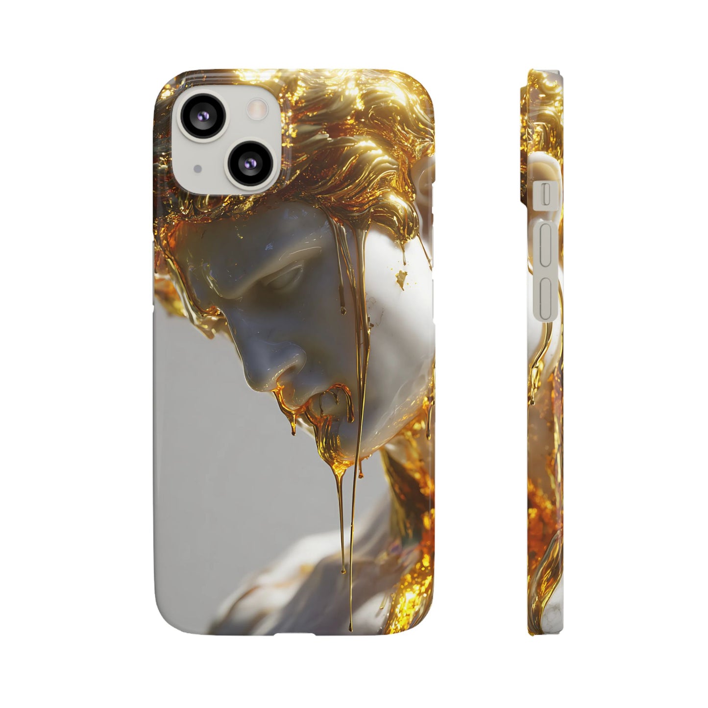 Gold Goddess Art Snap Case, Artistic Phone Cover, Unique Phone Accessory, Gift for Art Lovers, Stylish Protection