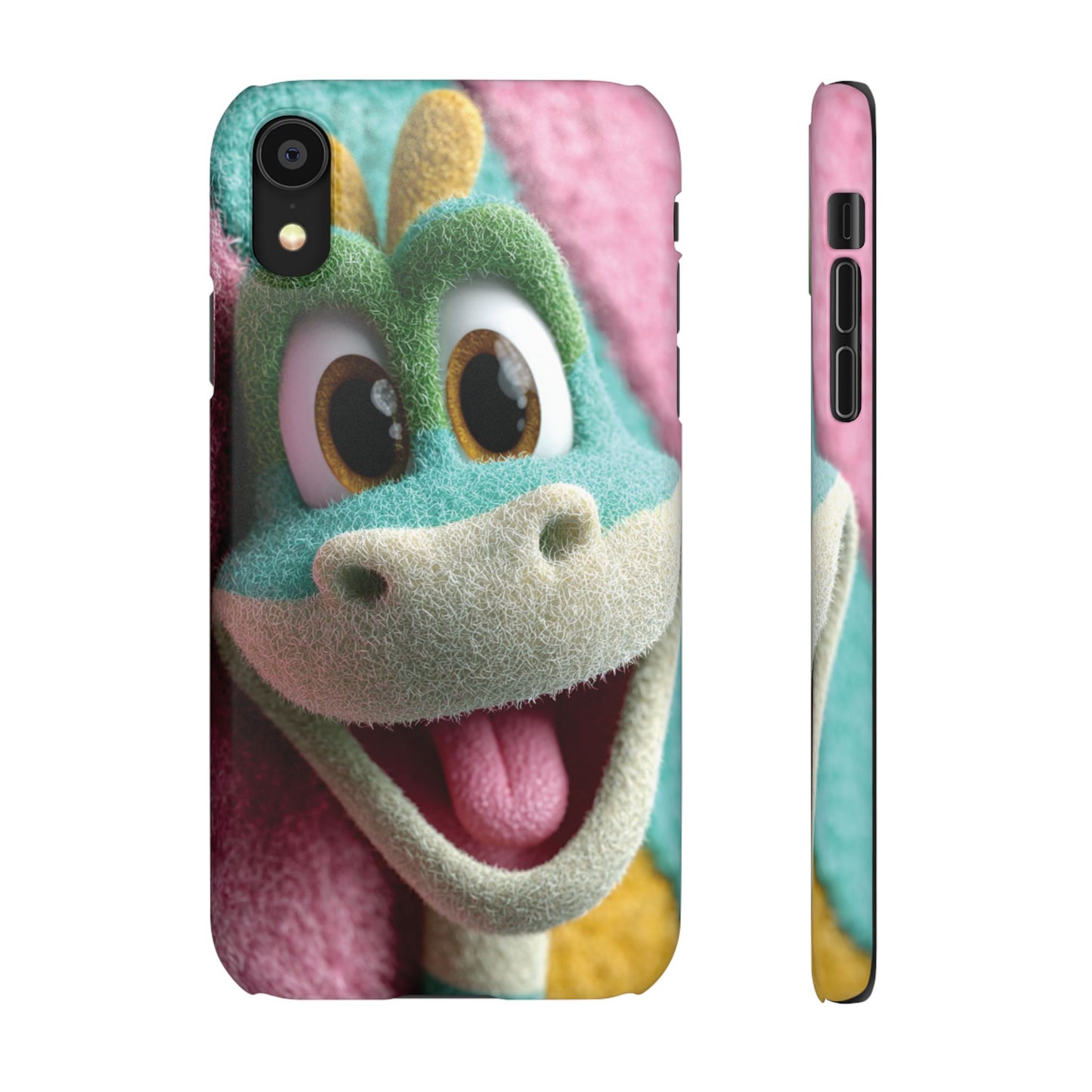 Fun Dino Snap Case for Kids | Cute Phone Cover | Colorful Mobile Accessory | Birthday Gift | Child's Tech Style