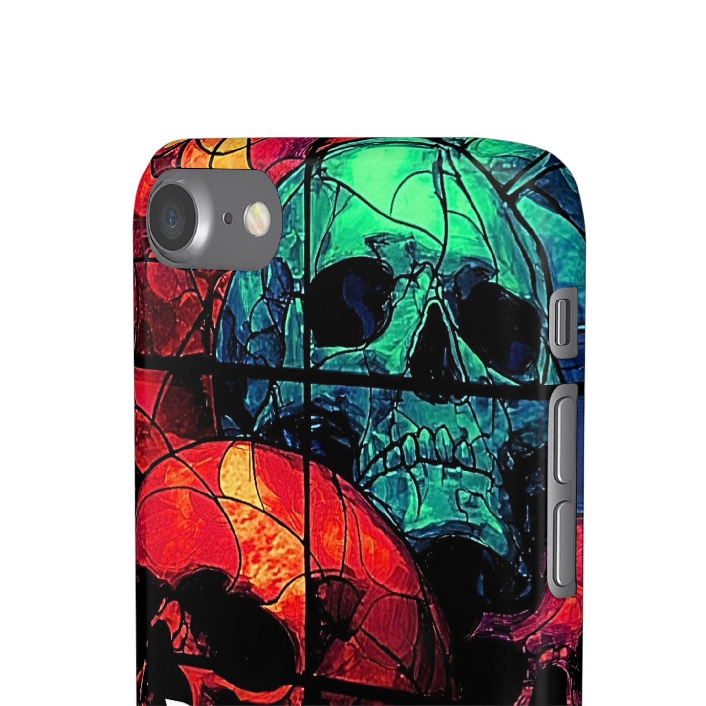 Halloween Custom Requiem Skull Snap Case Phone Cover for iPhone and Samsung