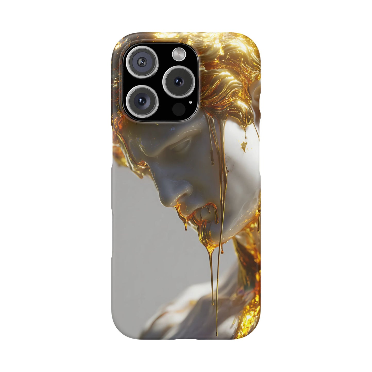 Gold Goddess Art Snap Case, Artistic Phone Cover, Unique Phone Accessory, Gift for Art Lovers, Stylish Protection