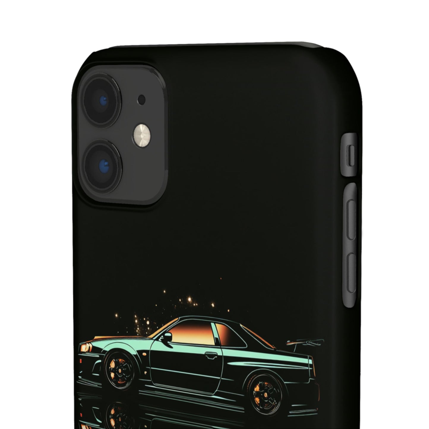 Green Skyleine R34 GTR Art Snap Case and Protective Phone Cover For iPhone and Samsung