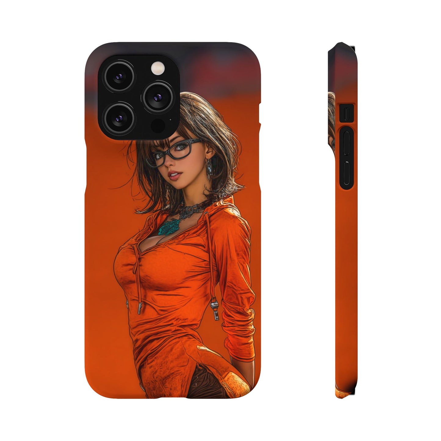 Velma Dinkley Cleveland Browns Fan Snap Cases, Phone Cover, Cartoon Style Art, Custom Case, Protective Shell
