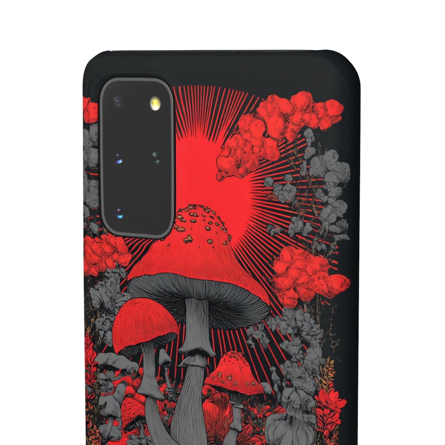 Fantasy Mushroom Snap Case Custom Phone Cover for iPhone and Samsung Mate and Glossy Avvialable