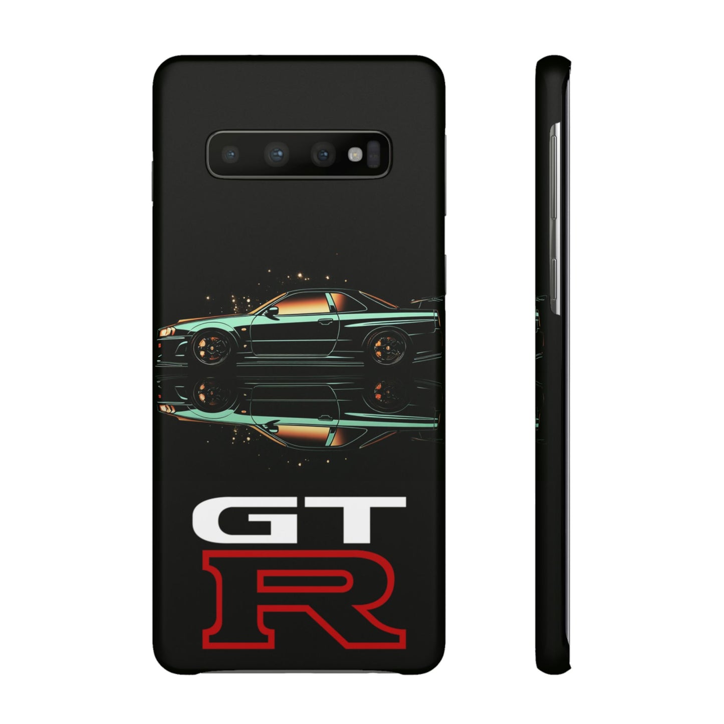 Green Skyleine R34 GTR Art Snap Case and Protective Phone Cover For iPhone and Samsung