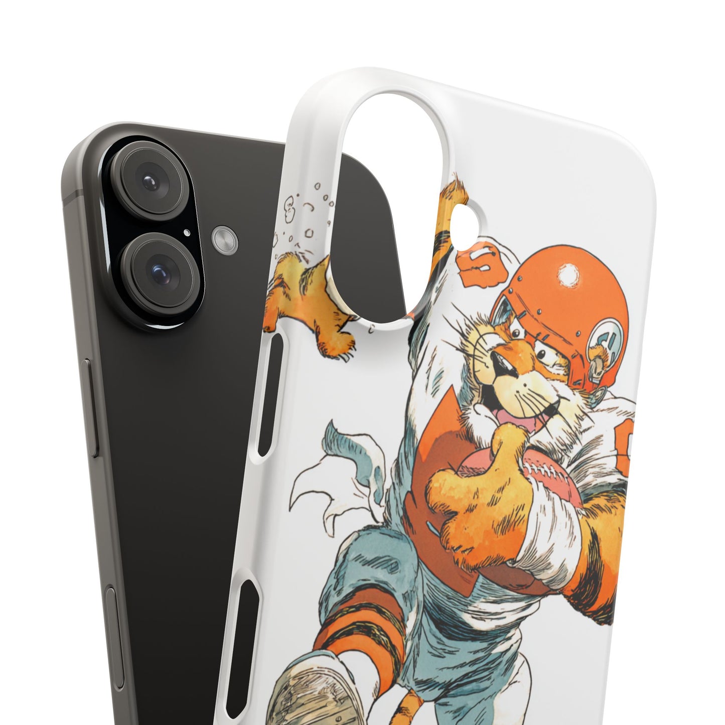 Cincinnati Bengals Snap Cases, Football Fans Phone Case, Tiger Cartoon Art Design, Football Lover Gift, Protective Phone Cover