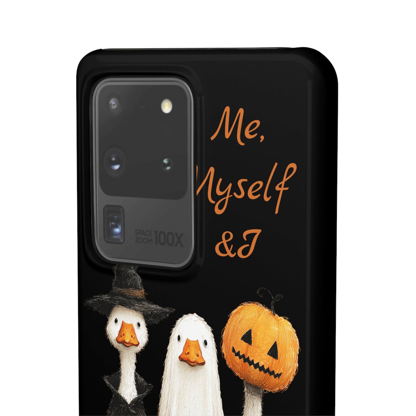 Halloween Goose Snap Case, Funny Goose Phone Case, Fall Accessories, Cute Halloween Gift, Me Myself & I Design