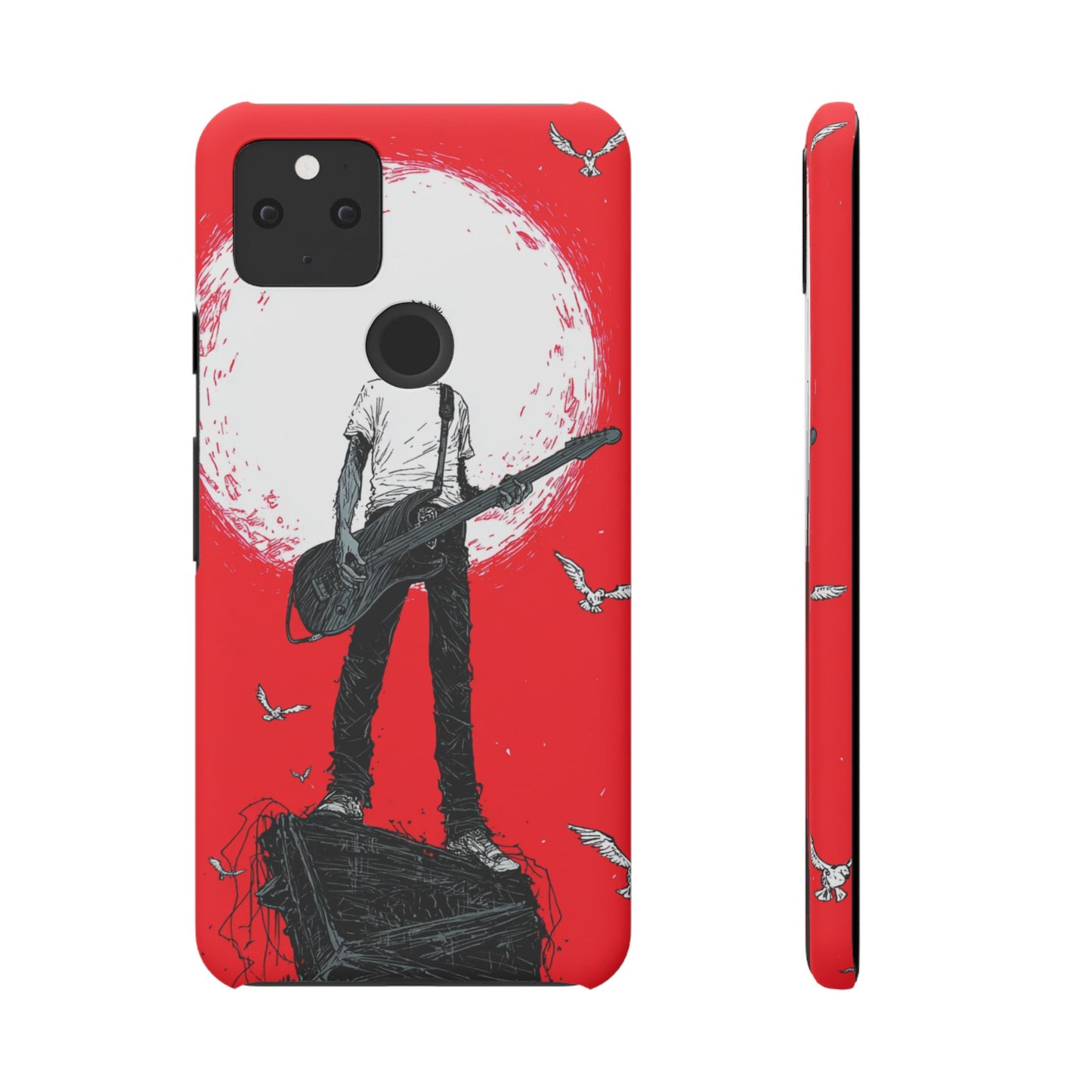 Rock & Roll Snap Cases - Music Lover's Phone Protection, Edgy Art, Gift for Guitarists, Cool Accessory for Teens
