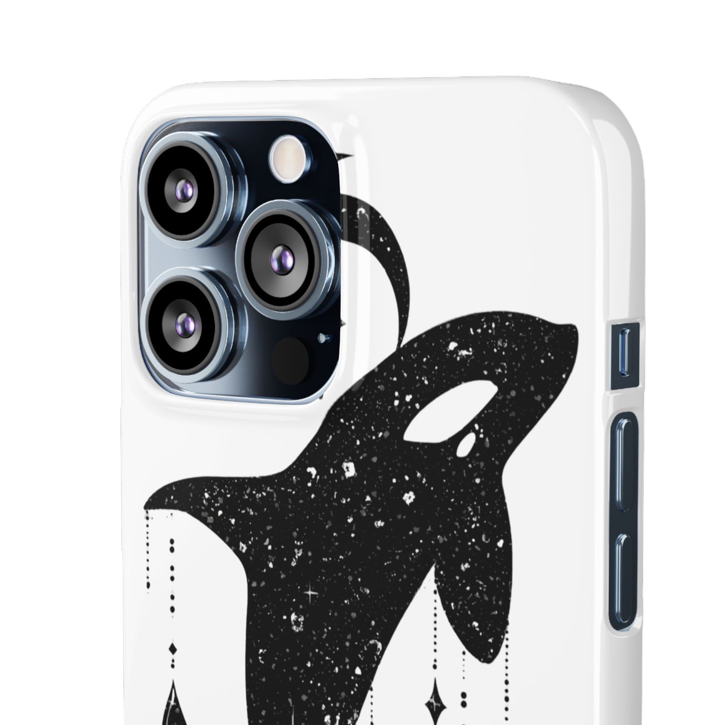 Celestial Orca Snap Case | Phone Cover, Whale Lover Gift, Cosmic Decor, Unique Art, Ocean Vibe