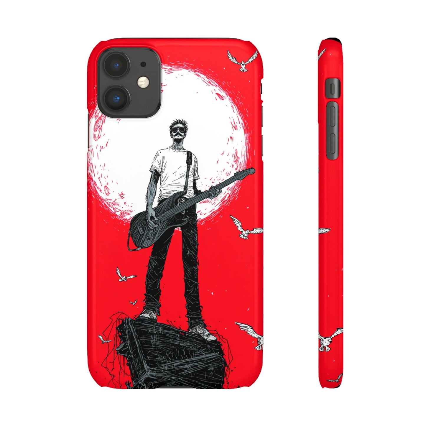 Rock & Roll Snap Cases - Music Lover's Phone Protection, Edgy Art, Gift for Guitarists, Cool Accessory for Teens