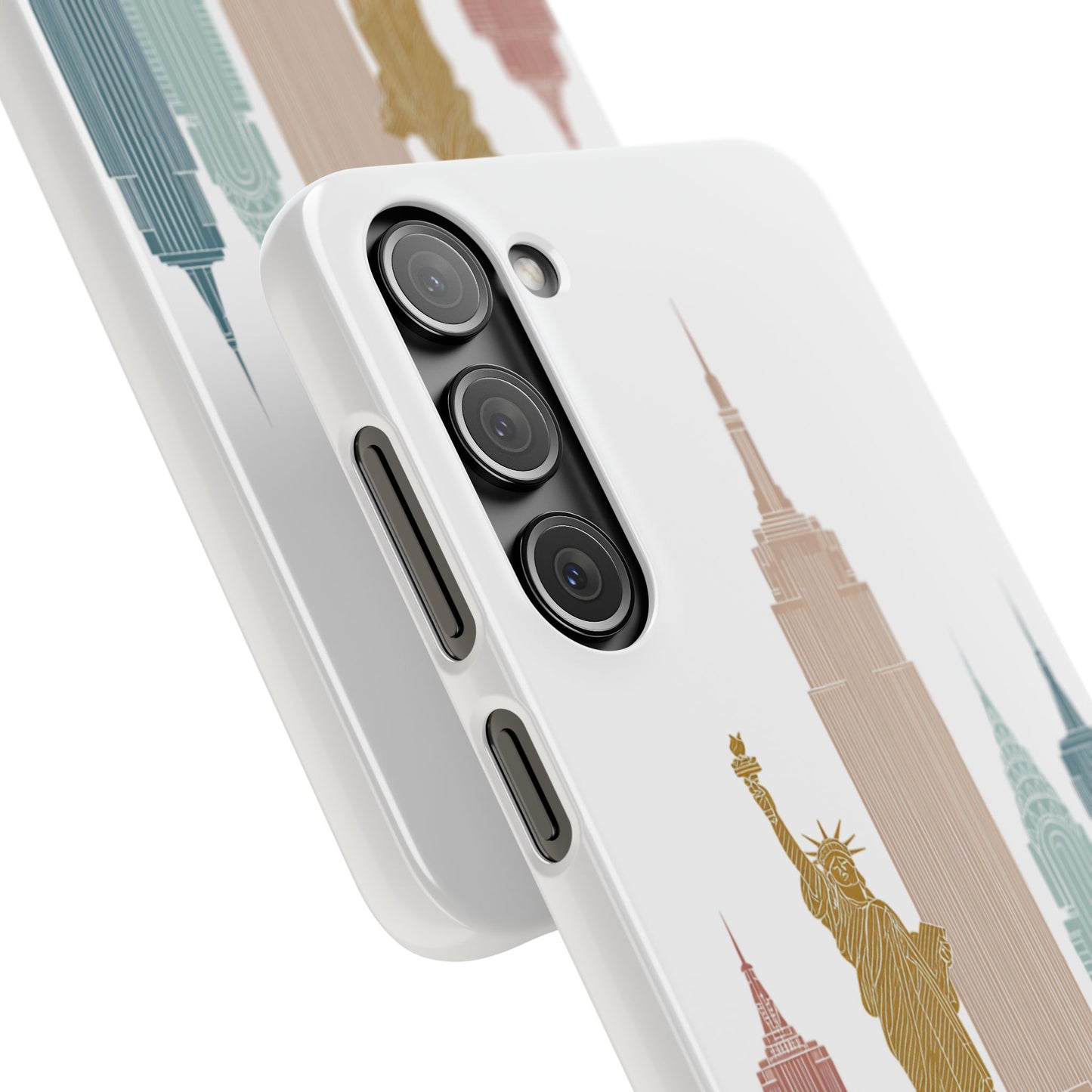 Stylish New York Snap Case, Urban Phone Cover, Cityscape Phone Case, Gift for Travelers, Trendy Protective Case