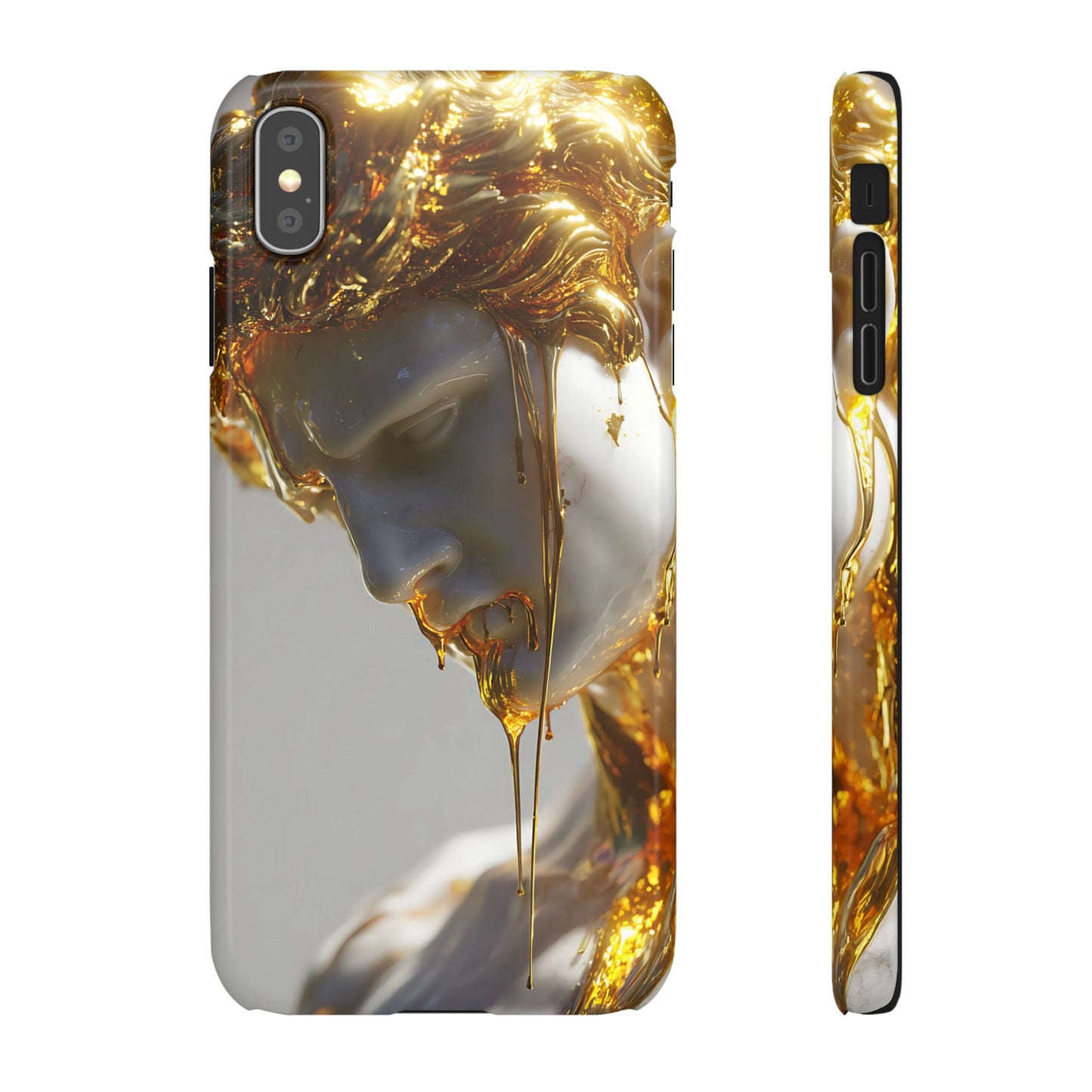 Gold Goddess Art Snap Case, Artistic Phone Cover, Unique Phone Accessory, Gift for Art Lovers, Stylish Protection