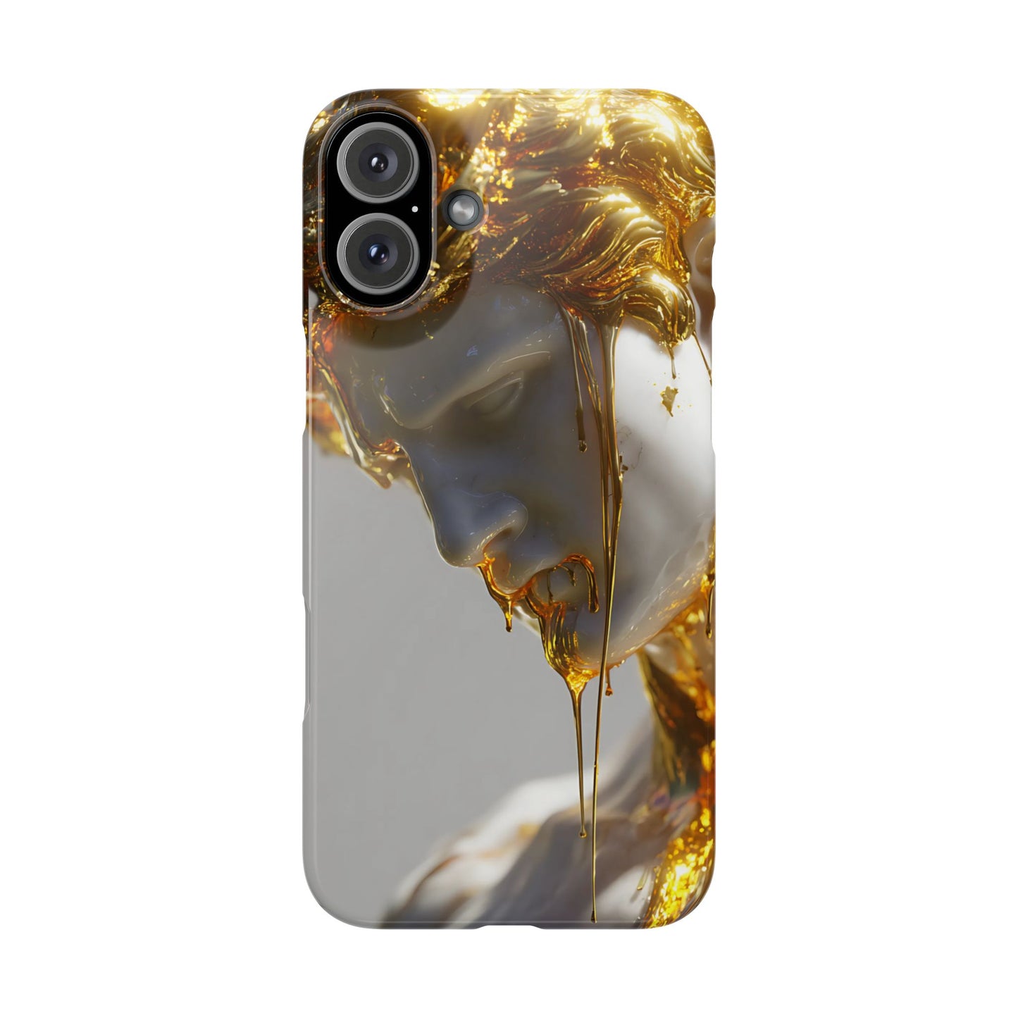 Gold Goddess Art Snap Case, Artistic Phone Cover, Unique Phone Accessory, Gift for Art Lovers, Stylish Protection
