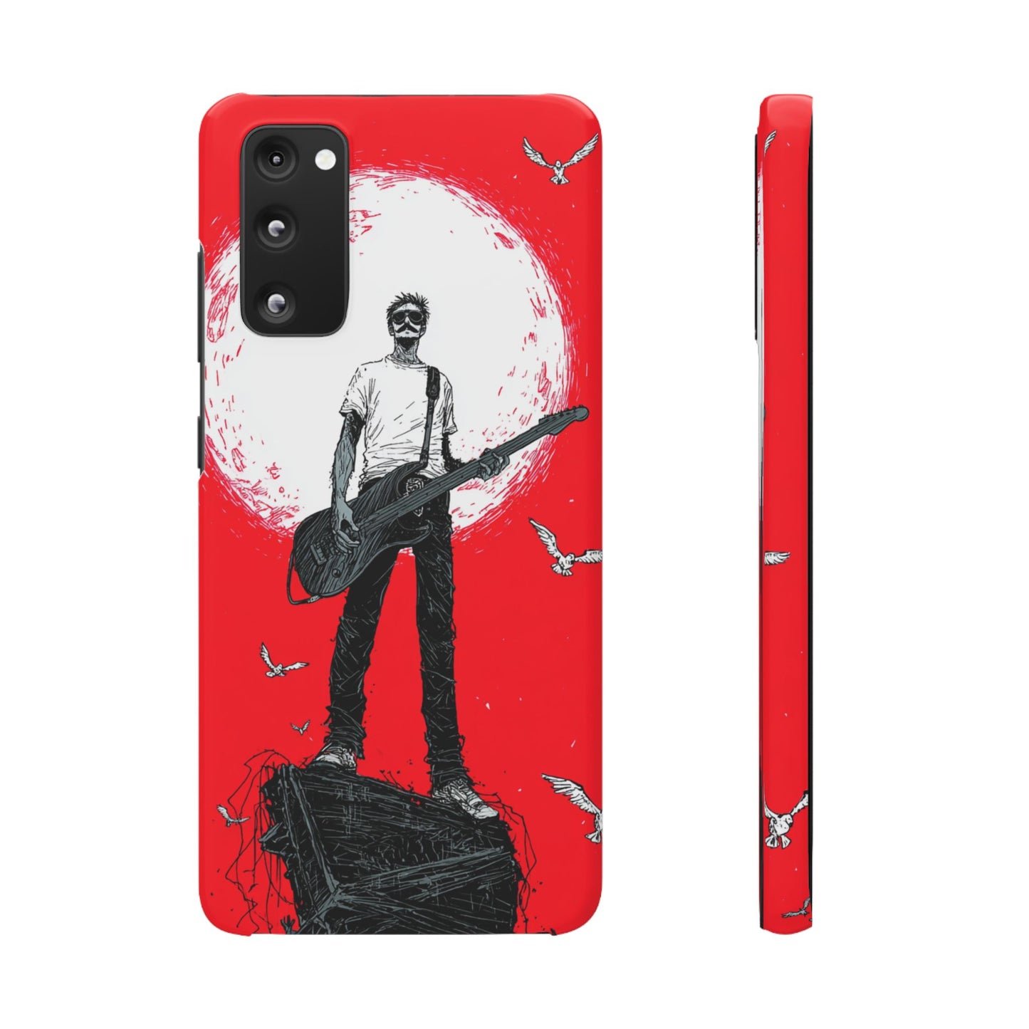 Rock & Roll Snap Cases - Music Lover's Phone Protection, Edgy Art, Gift for Guitarists, Cool Accessory for Teens