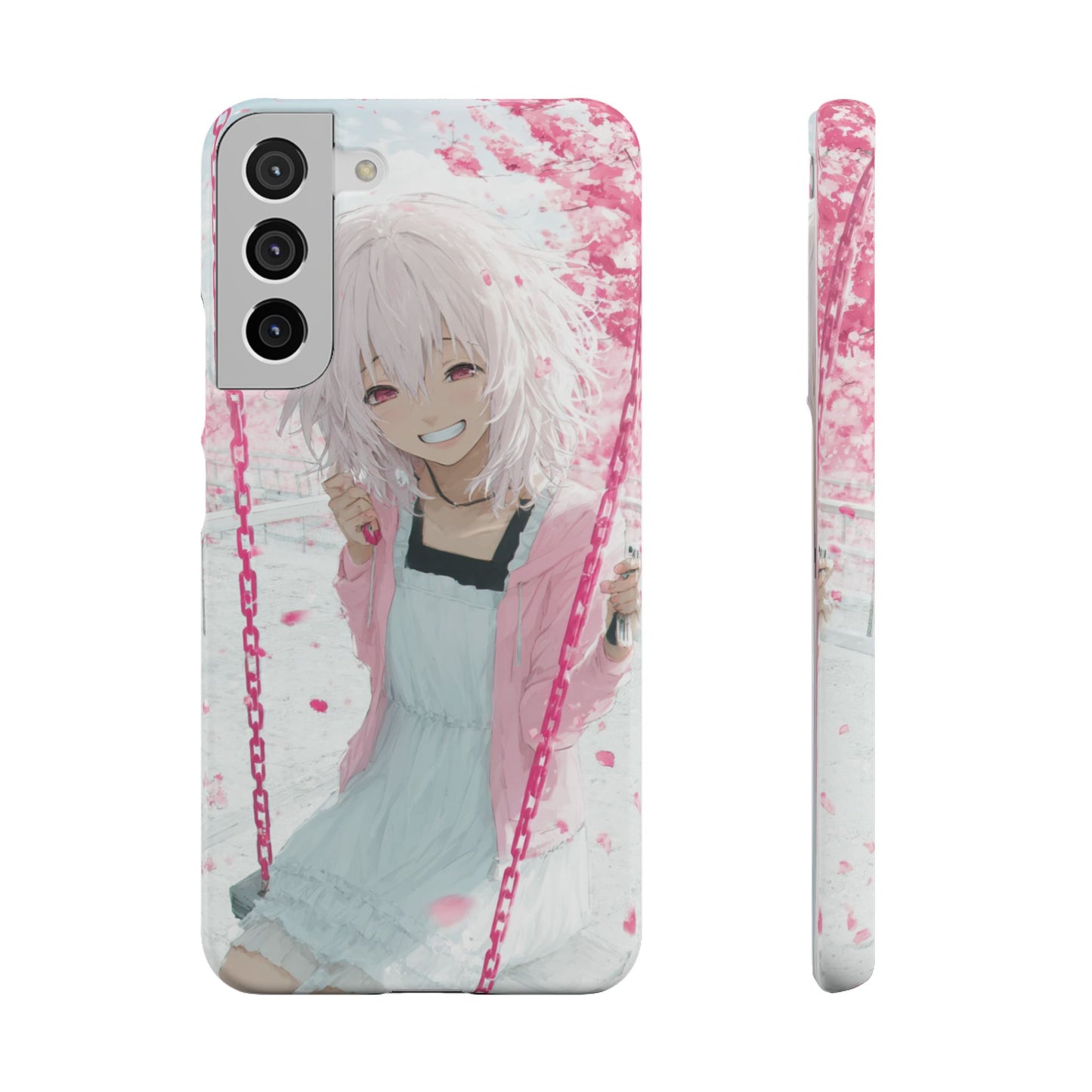 Anime Character Snap Cases for Phone, Cute Aesthetic Phone Cover, Gifts for Otaku, Floral Design, Unique Phone Cases