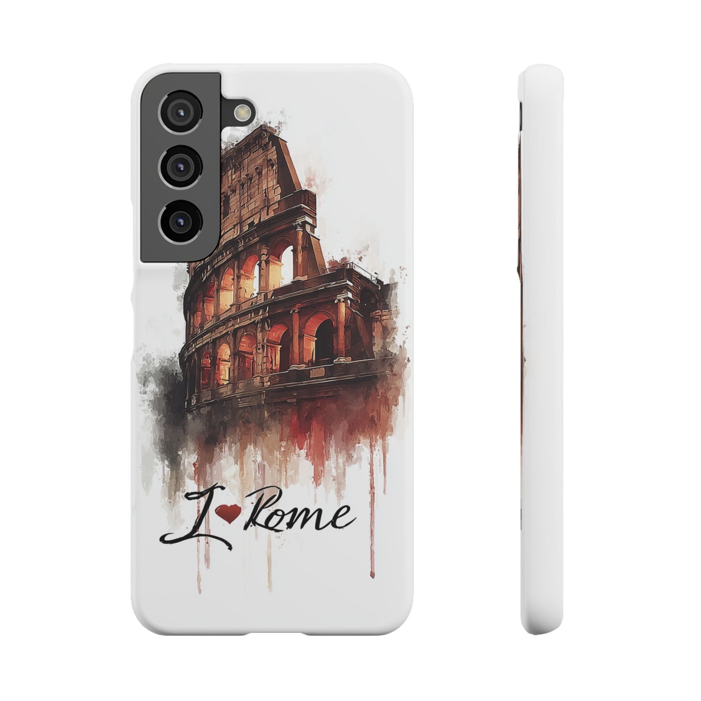 I Love Rome Snap Cases, Urban Phone Covers, Travel Accessories, Gift for Travelers, City Love Merch