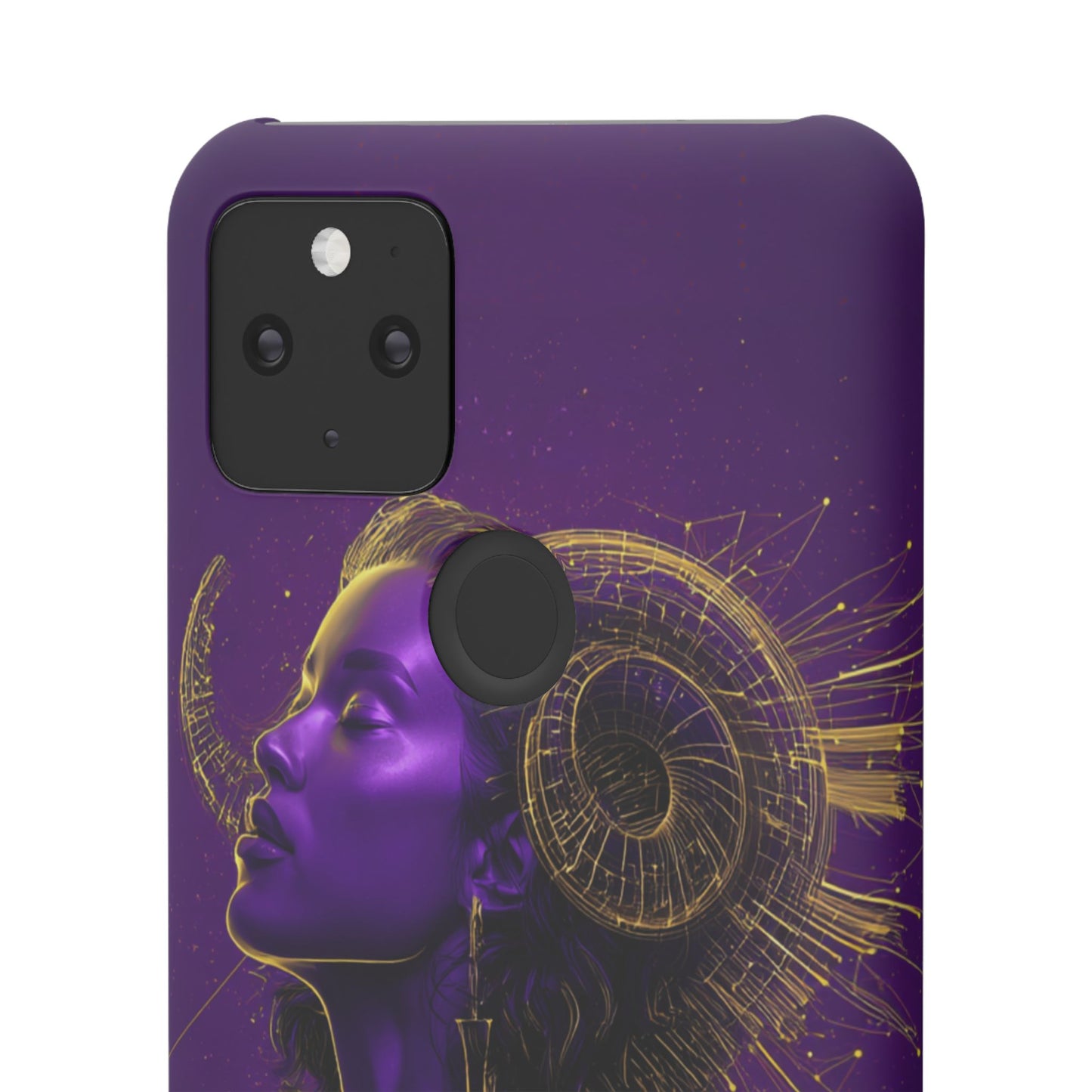 Purple Gold Celestial Virgo Snap Case and Protective Cover for Samsung and iPhone