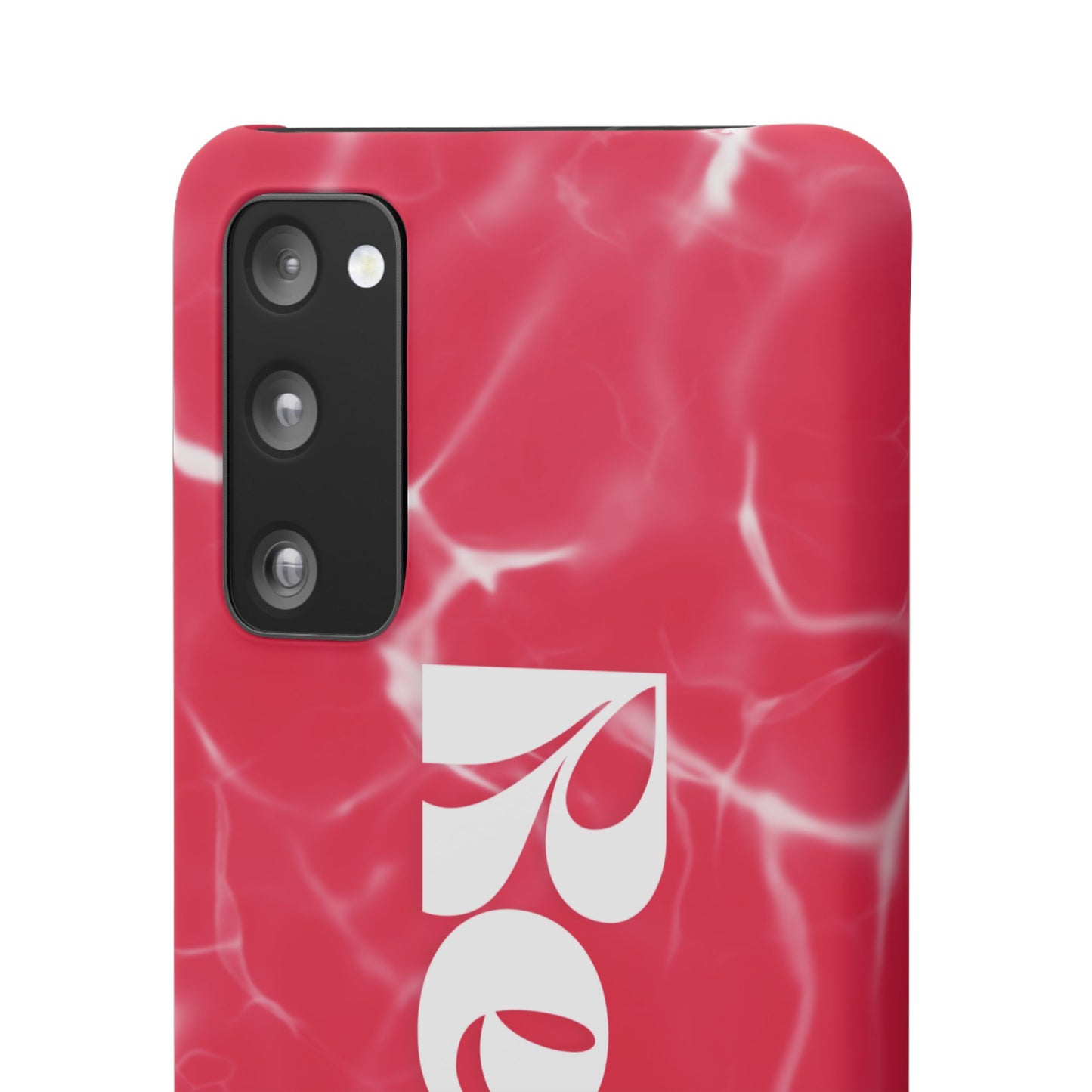 Vibrant Red Snap Case for iPhone, Trendy Phone Cover, Gift for Her, Summer Accessory, Stylish Tech Protection
