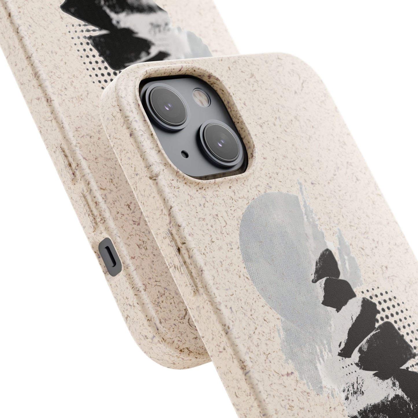 Biodegradable Plastic Free Phone Case Minimalistic Cairn Design Suitable For Iphones And Samsungs