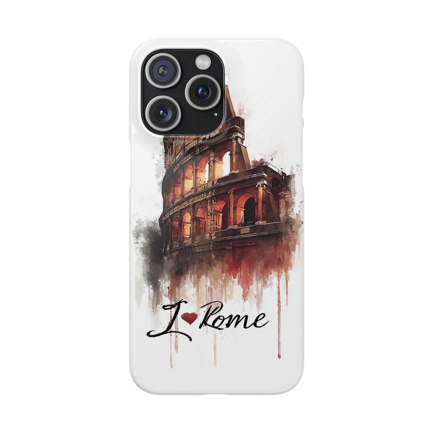 I Love Rome Snap Cases, Urban Phone Covers, Travel Accessories, Gift for Travelers, City Love Merch
