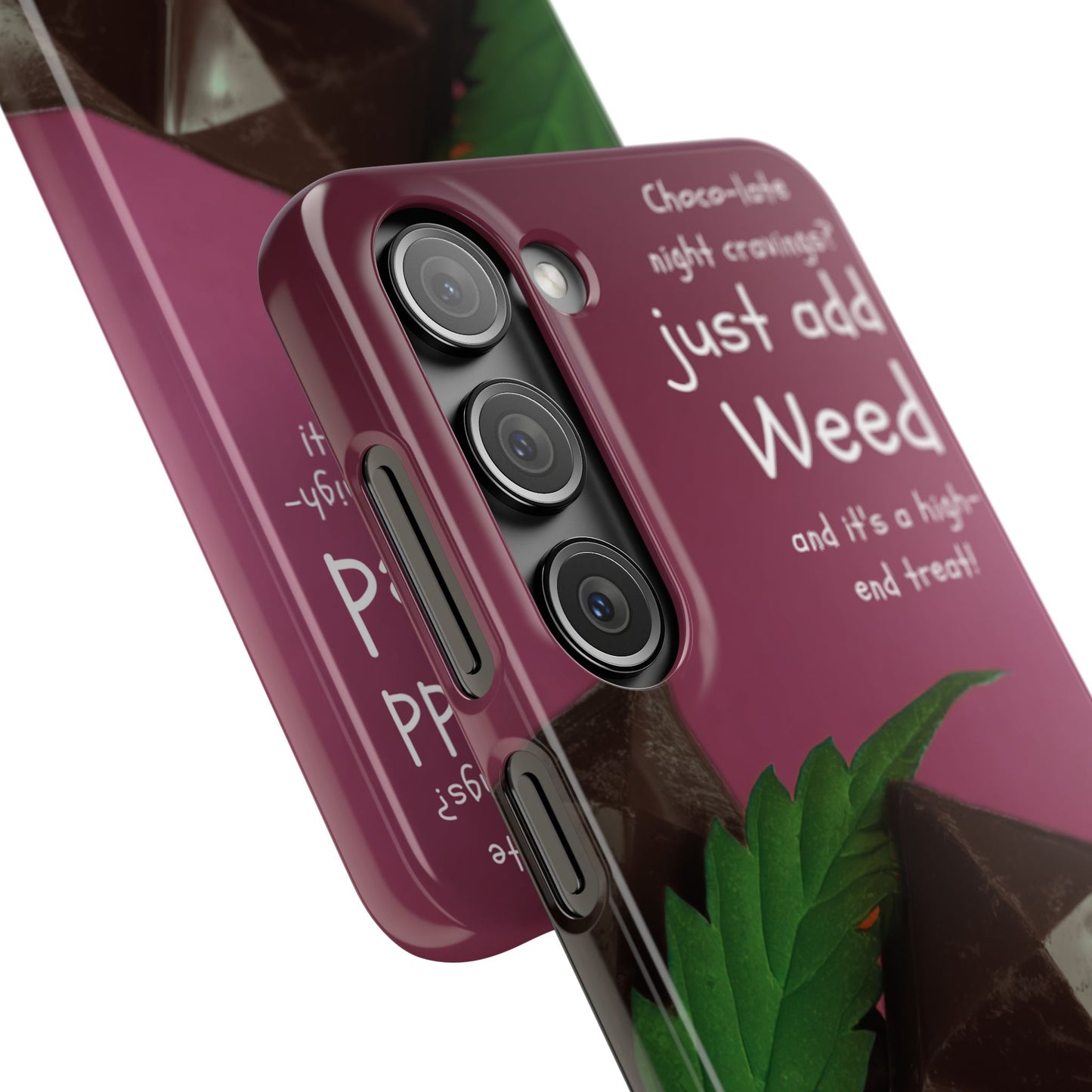 High-End Treat Snap Cases for Weed Enthusiasts Iphone and Samsung Phone Cover