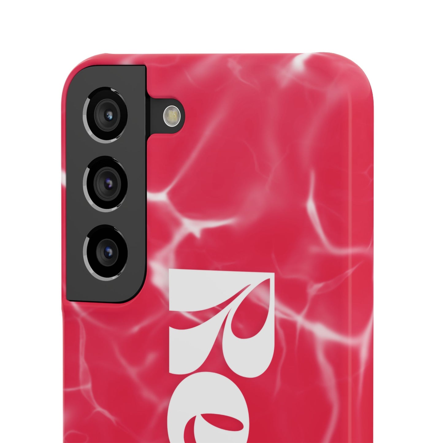 Vibrant Red Snap Case for iPhone, Trendy Phone Cover, Gift for Her, Summer Accessory, Stylish Tech Protection