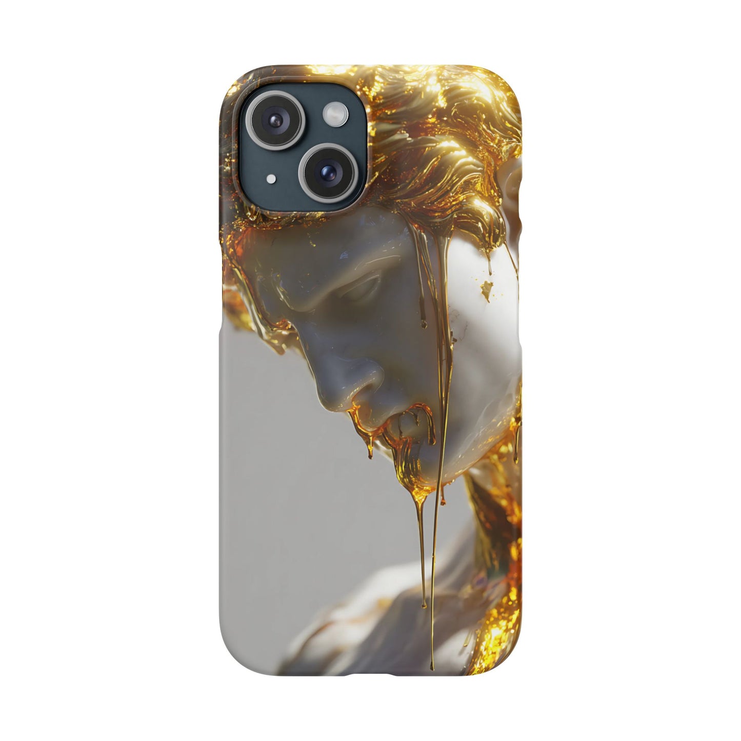 Gold Goddess Art Snap Case, Artistic Phone Cover, Unique Phone Accessory, Gift for Art Lovers, Stylish Protection