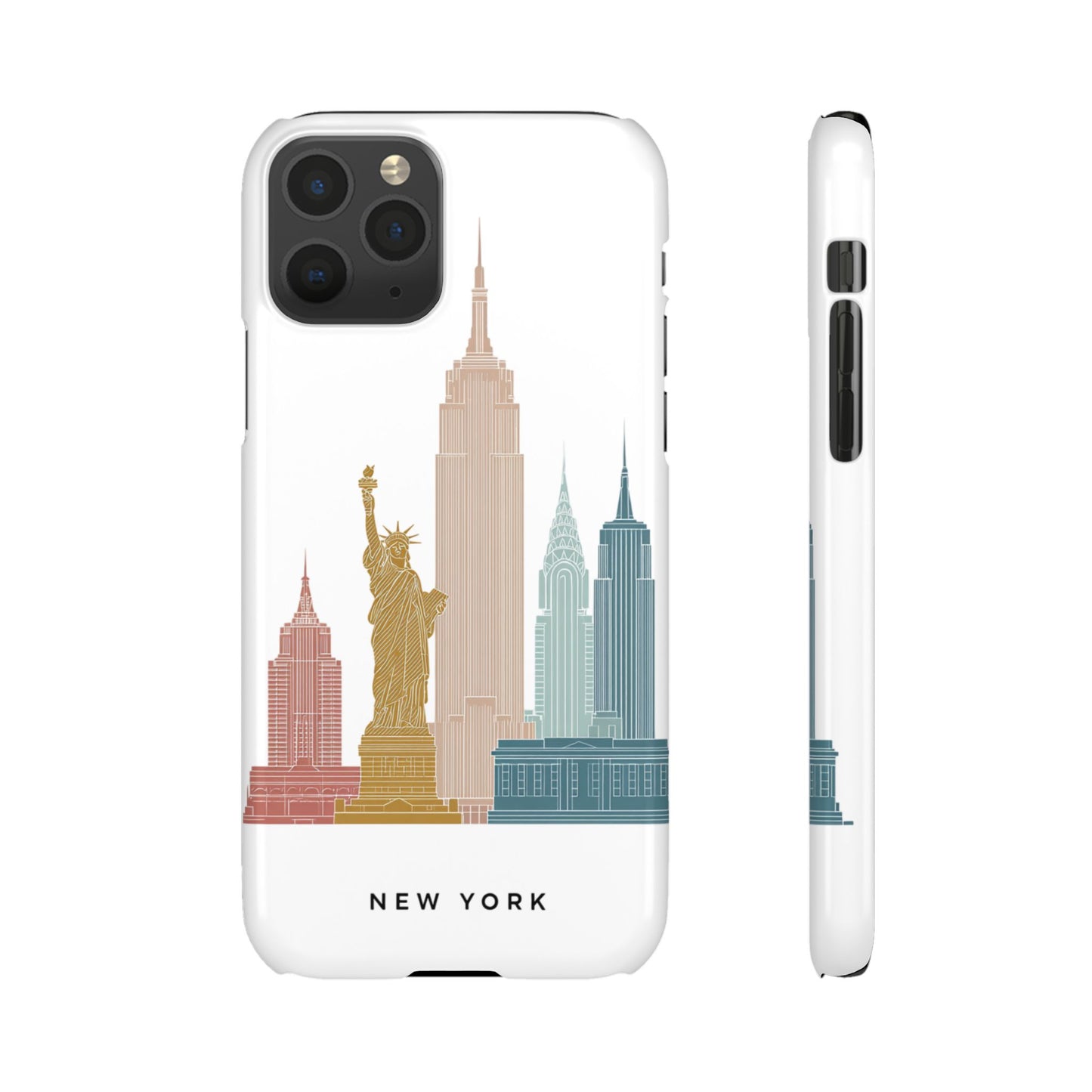Stylish New York Snap Case, Urban Phone Cover, Cityscape Phone Case, Gift for Travelers, Trendy Protective Case