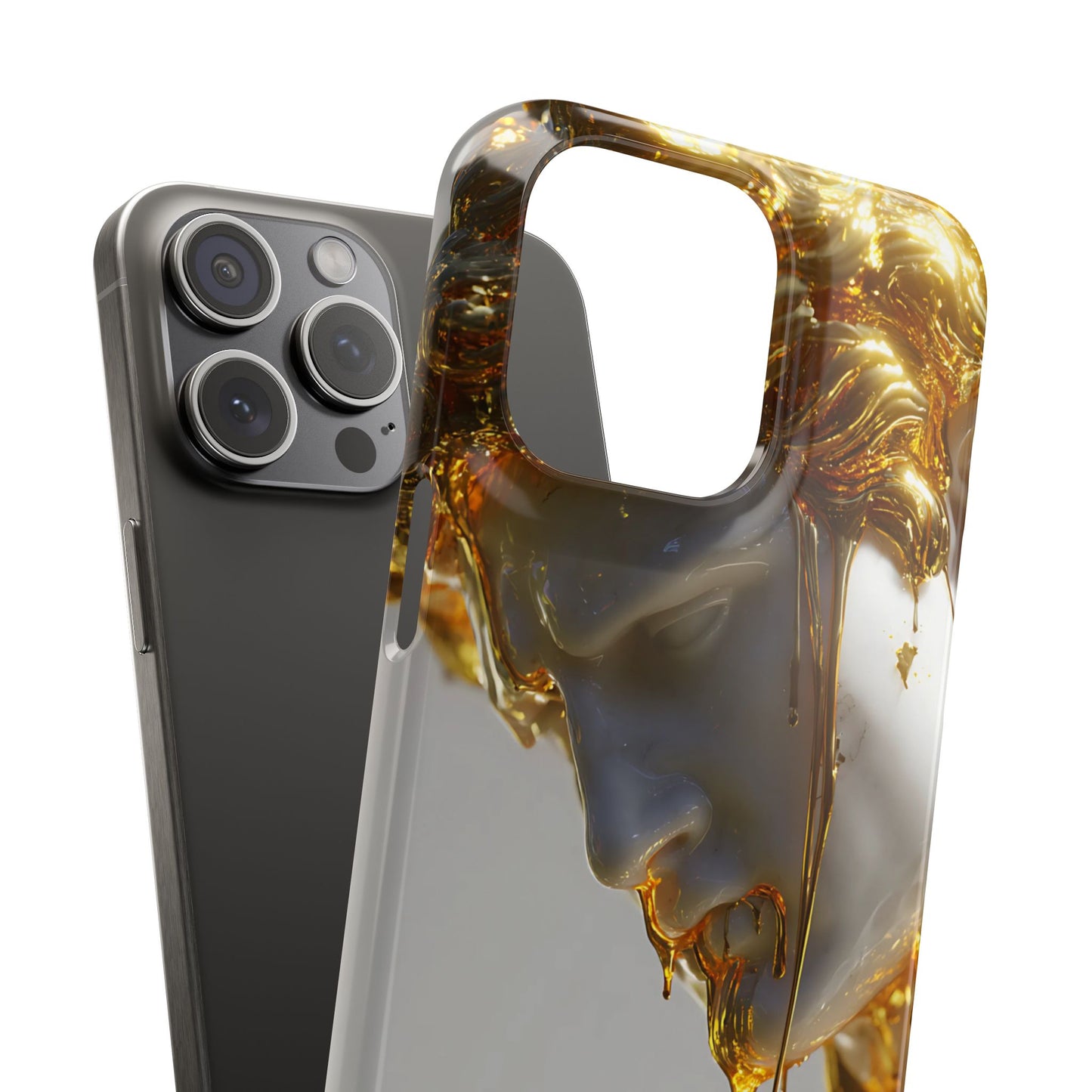 Gold Goddess Art Snap Case, Artistic Phone Cover, Unique Phone Accessory, Gift for Art Lovers, Stylish Protection