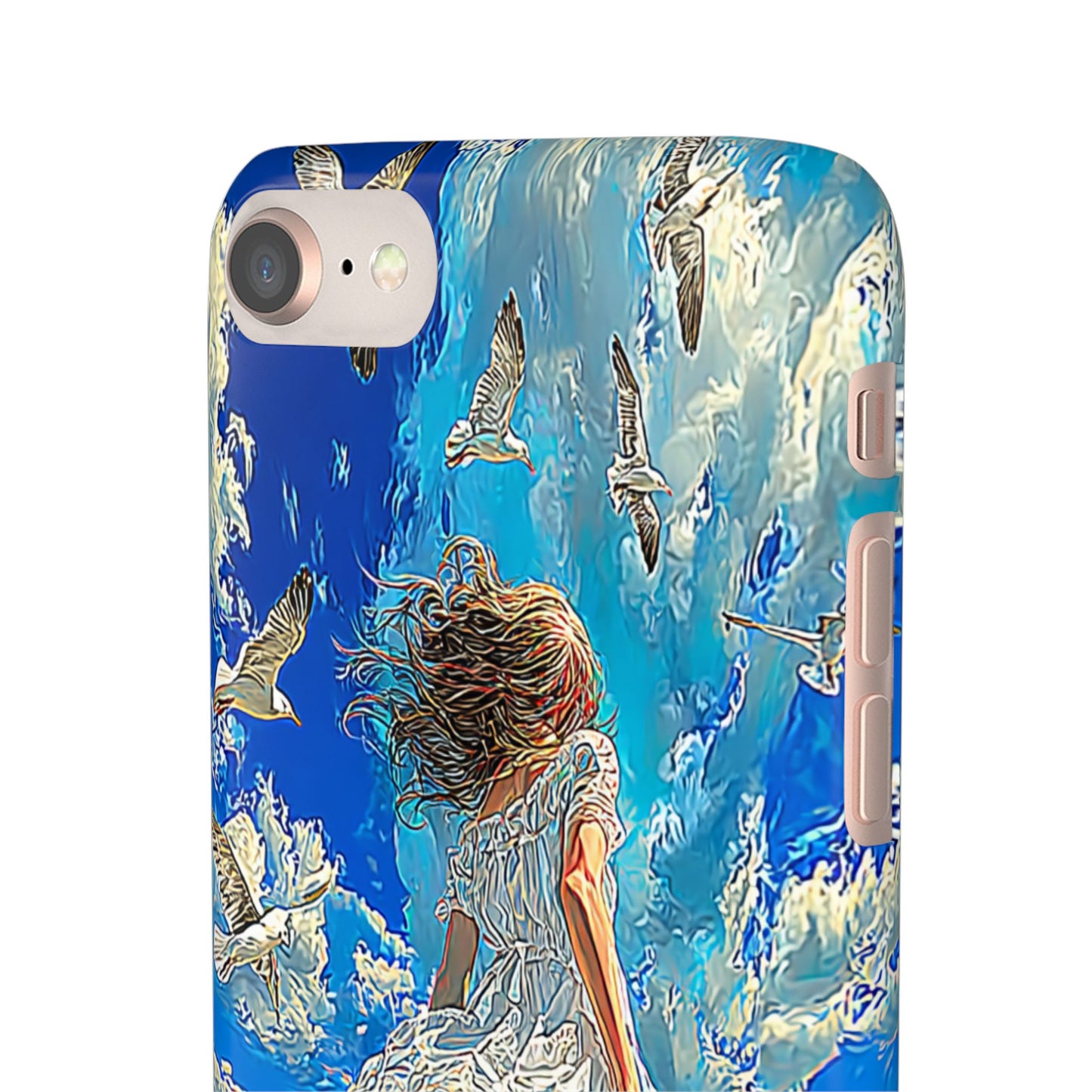 Dreamy Seaside Snap Case, Ocean Waves Phone Cover, Summer Vibe Gift, Cute Aesthetic Accessory, Beach Lover Case