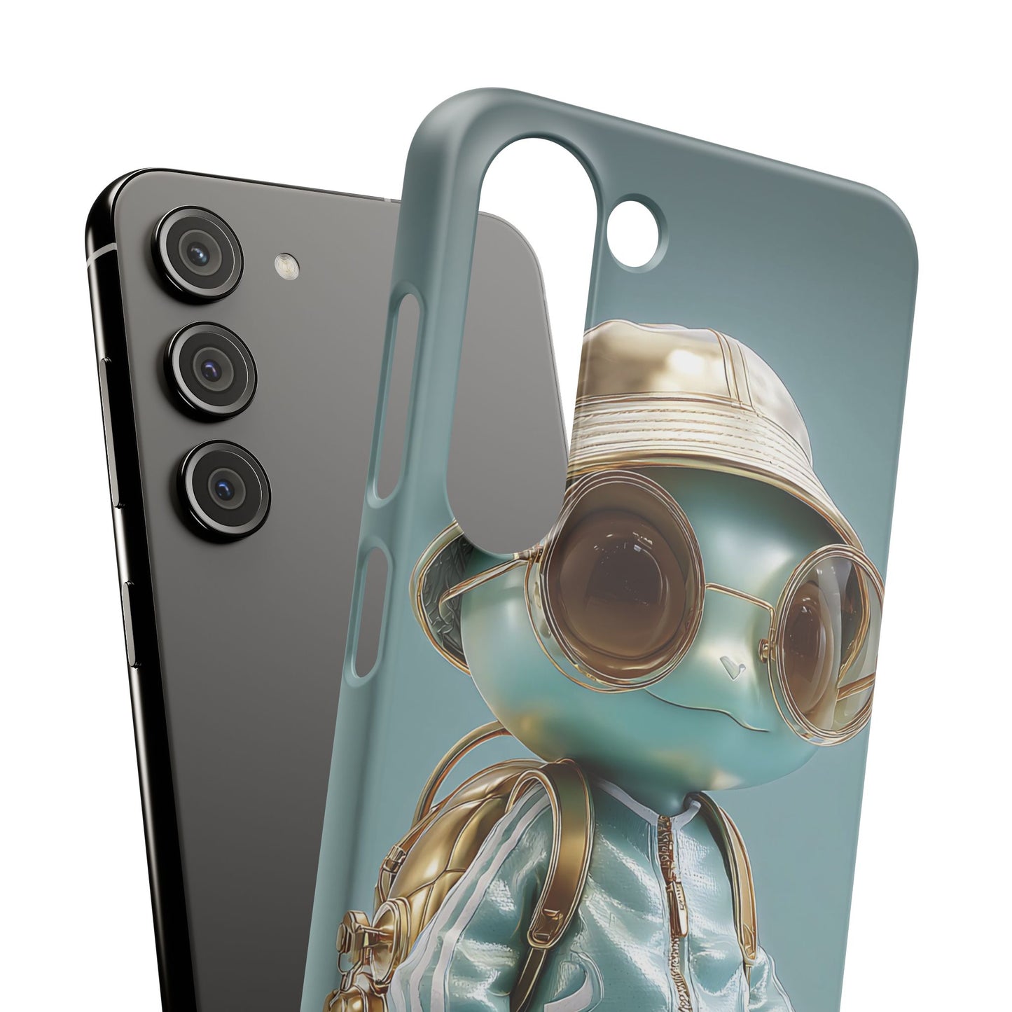 Trendy Character Snap Case for Phone, Cute Phone Cover, Gift for Kids, Cartoon Style Gadget Accessory, Fun Phone Protection