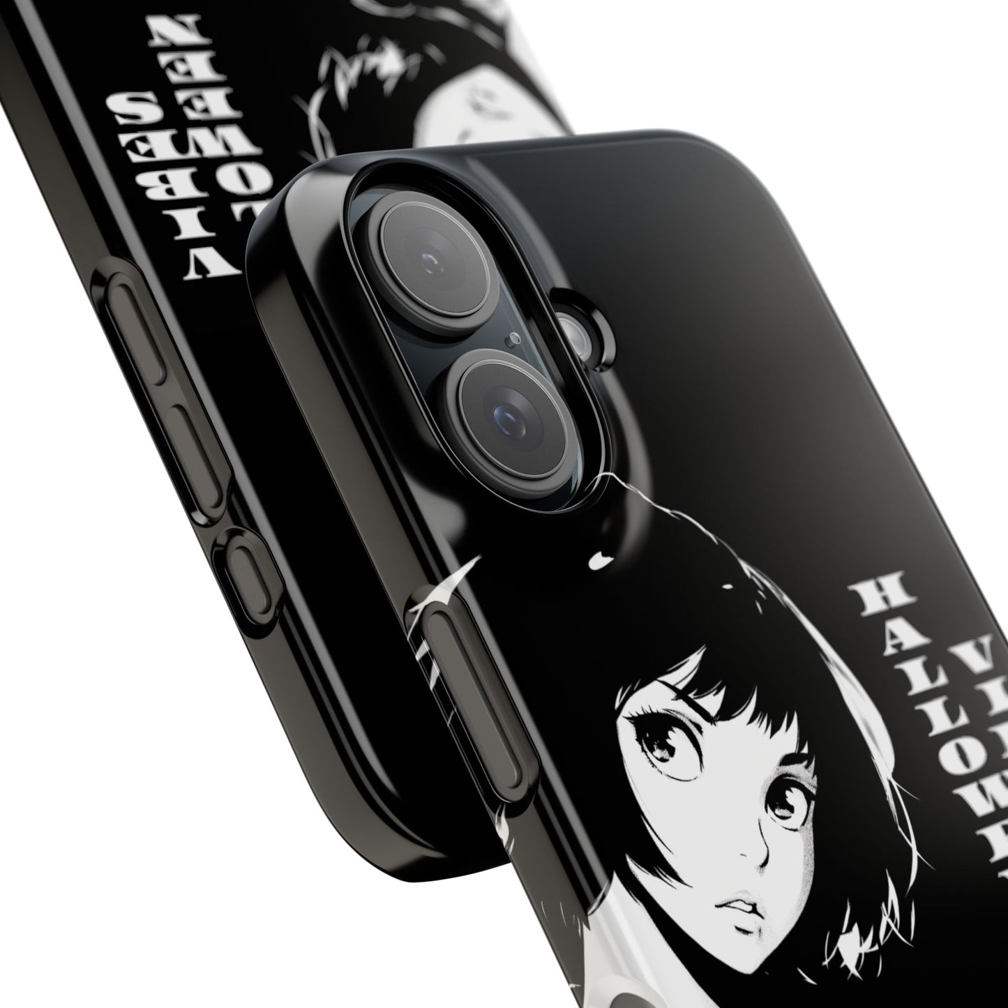 Halloween Vibes Snap Case Black and White Protective Phone Cover for iPhone and Samsung
