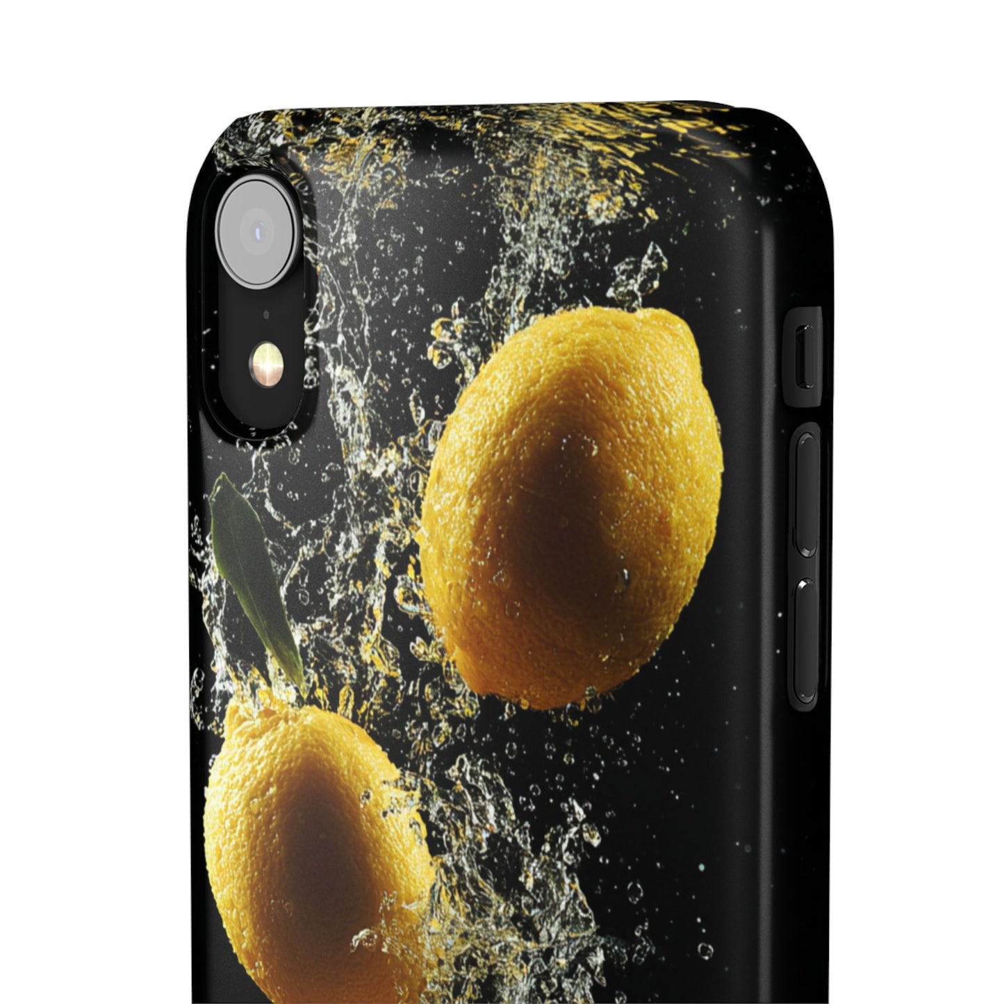 Lemon Splash Phone Case - Vibrant Snap Case, Fruit Lover Gift, Summer Vibes, Kitchen Decor, Unique Phone Accessories