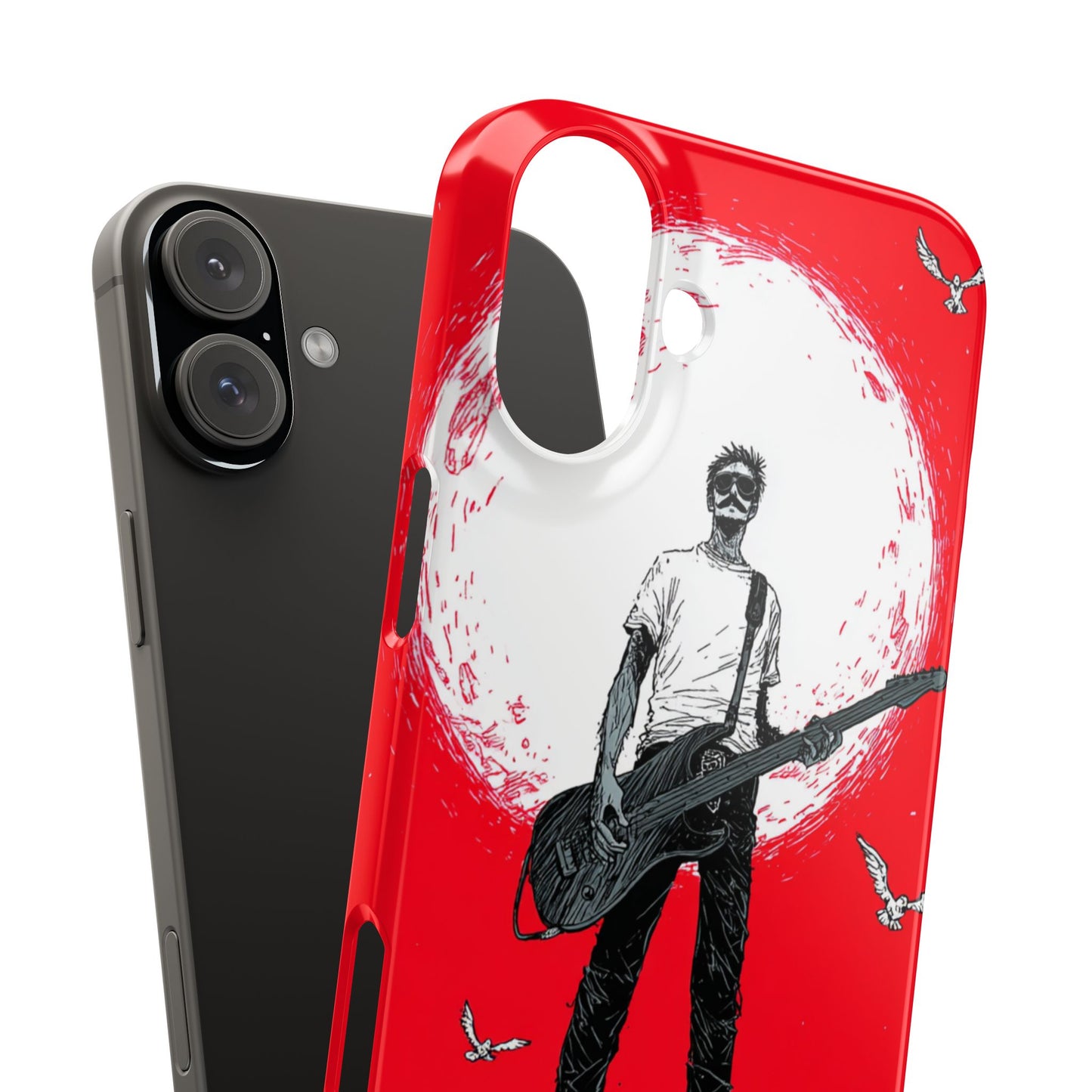 Rock & Roll Snap Cases - Music Lover's Phone Protection, Edgy Art, Gift for Guitarists, Cool Accessory for Teens