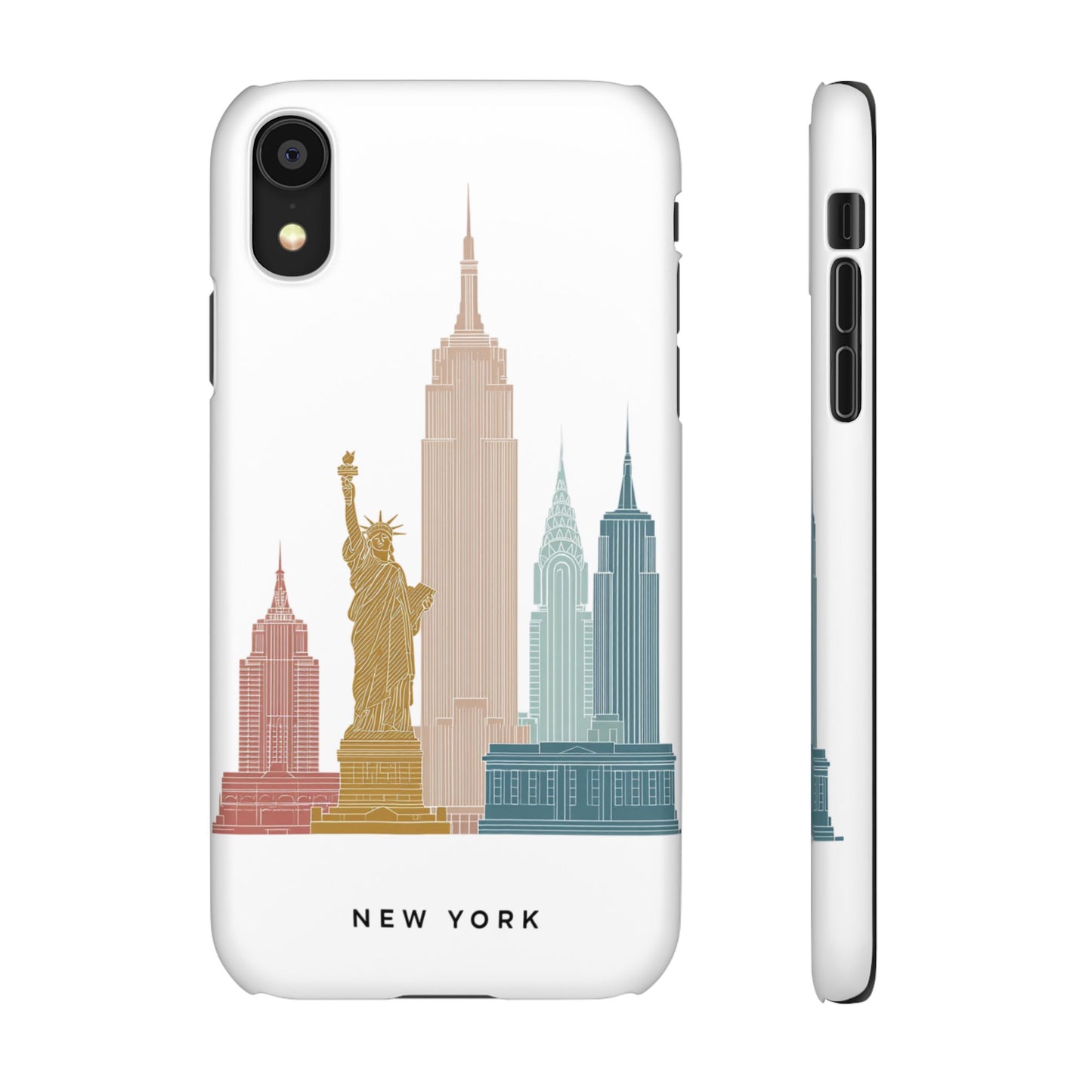 Stylish New York Snap Case, Urban Phone Cover, Cityscape Phone Case, Gift for Travelers, Trendy Protective Case