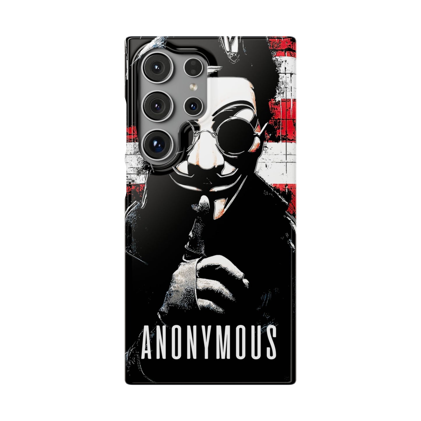 Anonimous & Guy Fawkes Art Snap Case and Protective Phone Cover For iPhone and Samsung
