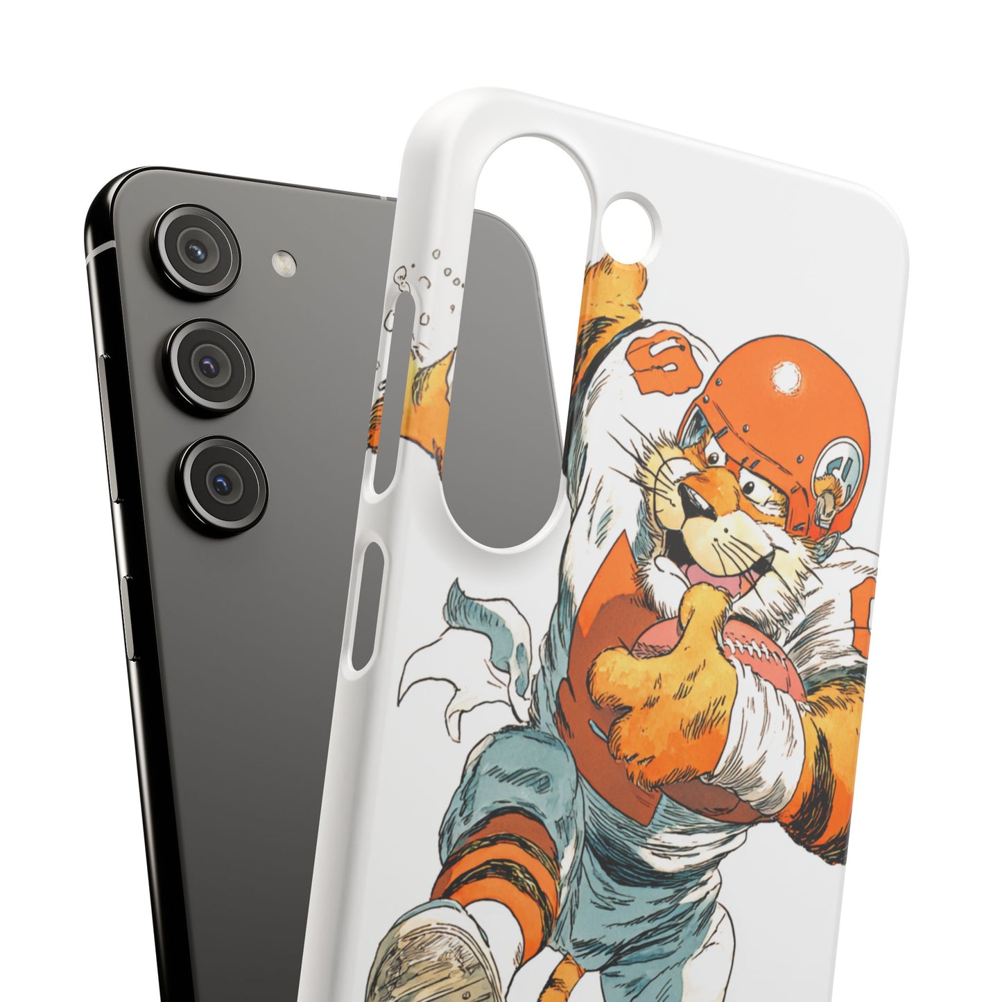 Cincinnati Bengals Snap Cases, Football Fans Phone Case, Tiger Cartoon Art Design, Football Lover Gift, Protective Phone Cover