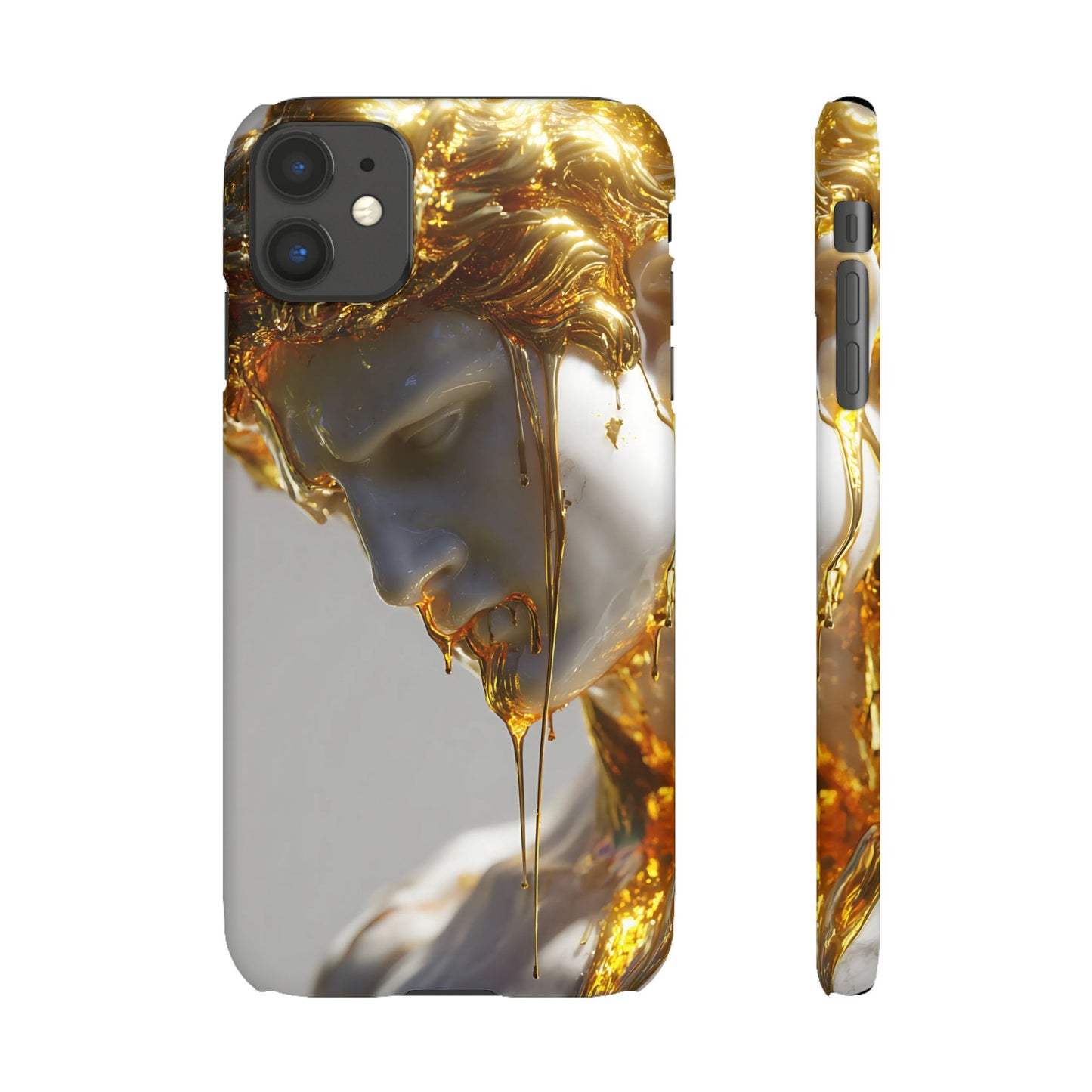 Gold Goddess Art Snap Case, Artistic Phone Cover, Unique Phone Accessory, Gift for Art Lovers, Stylish Protection