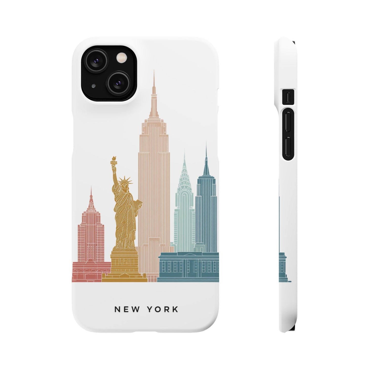 Stylish New York Snap Case, Urban Phone Cover, Cityscape Phone Case, Gift for Travelers, Trendy Protective Case