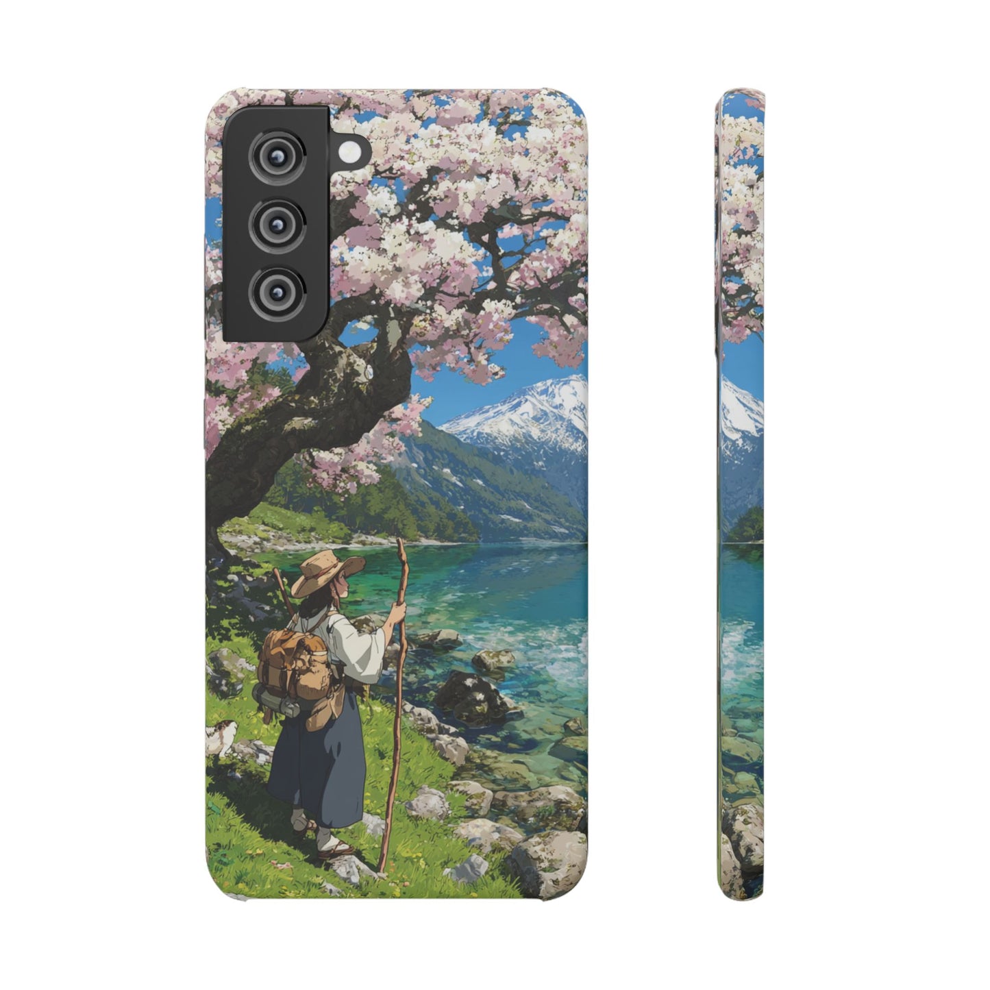 Nature-Inspired Snap Cases for Phone Protection, Floral Phone Covers, Cherry Blossom Aesthetic, Gifts for Nature Lovers, Spring Accessories